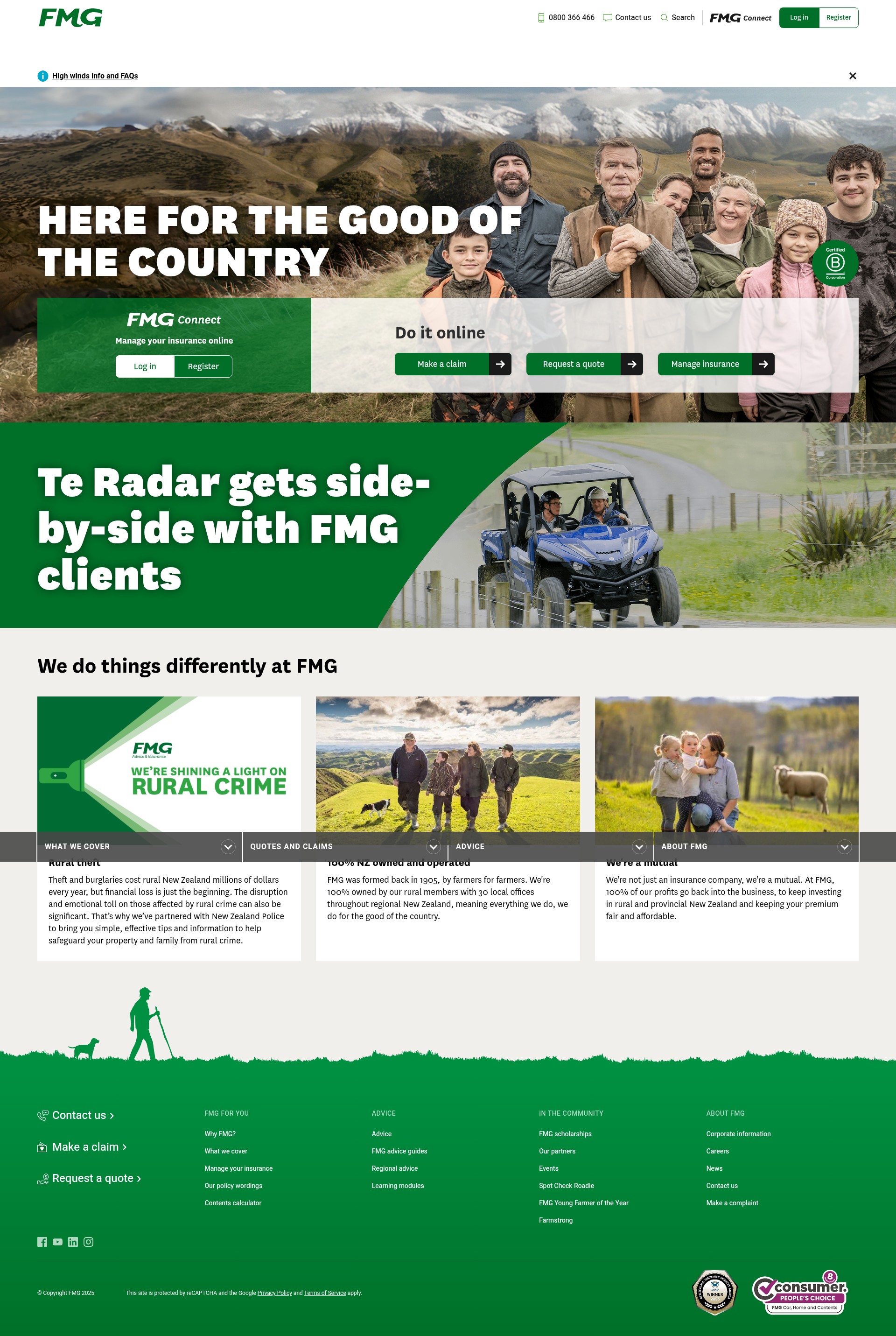 Screenshot of fmg.co.nz