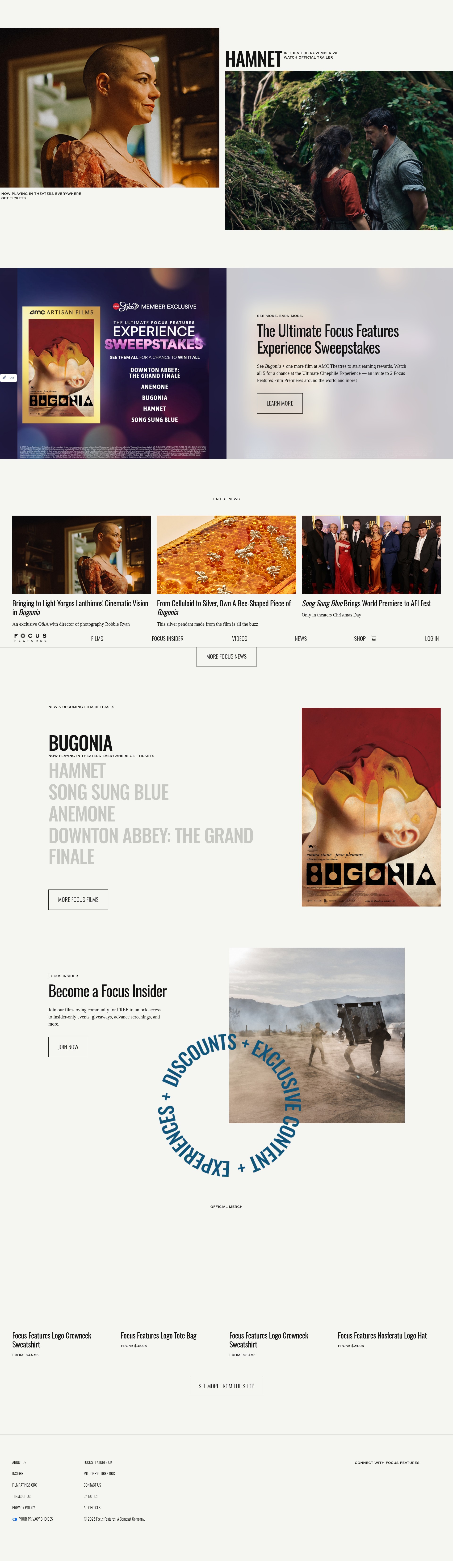 Screenshot of focusfeatures.com