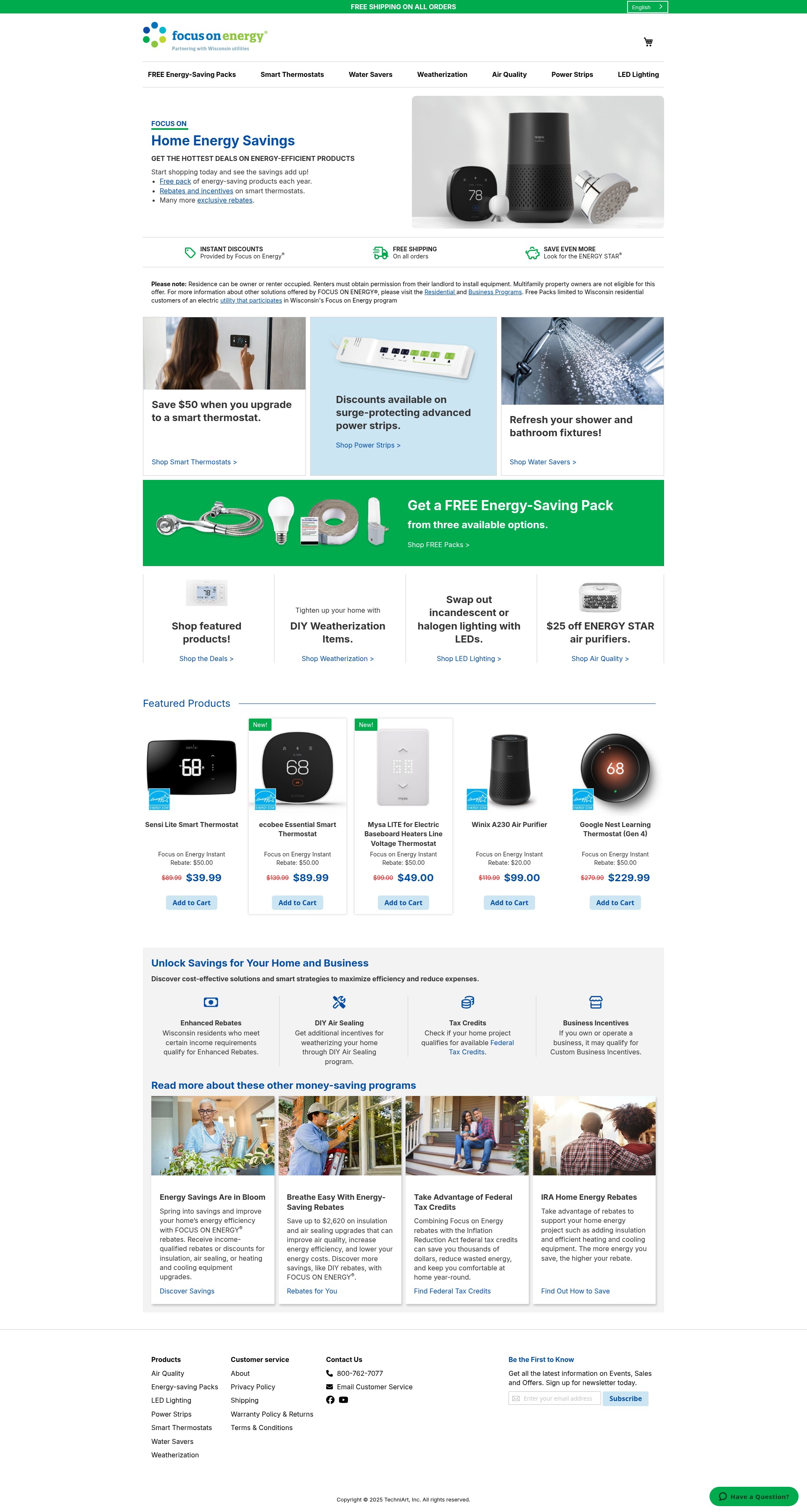 Screenshot of focusonenergymarketplace.com