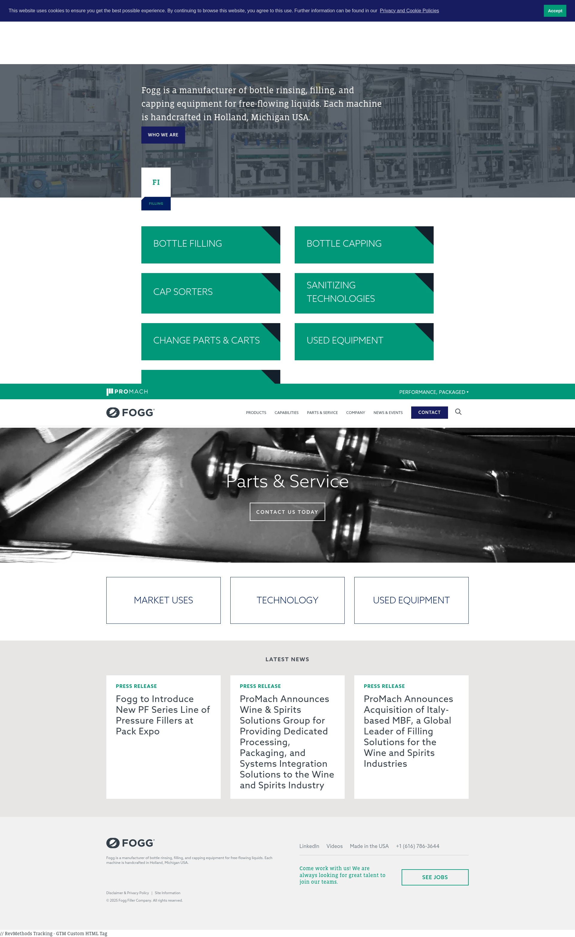 Screenshot of foggfiller.com