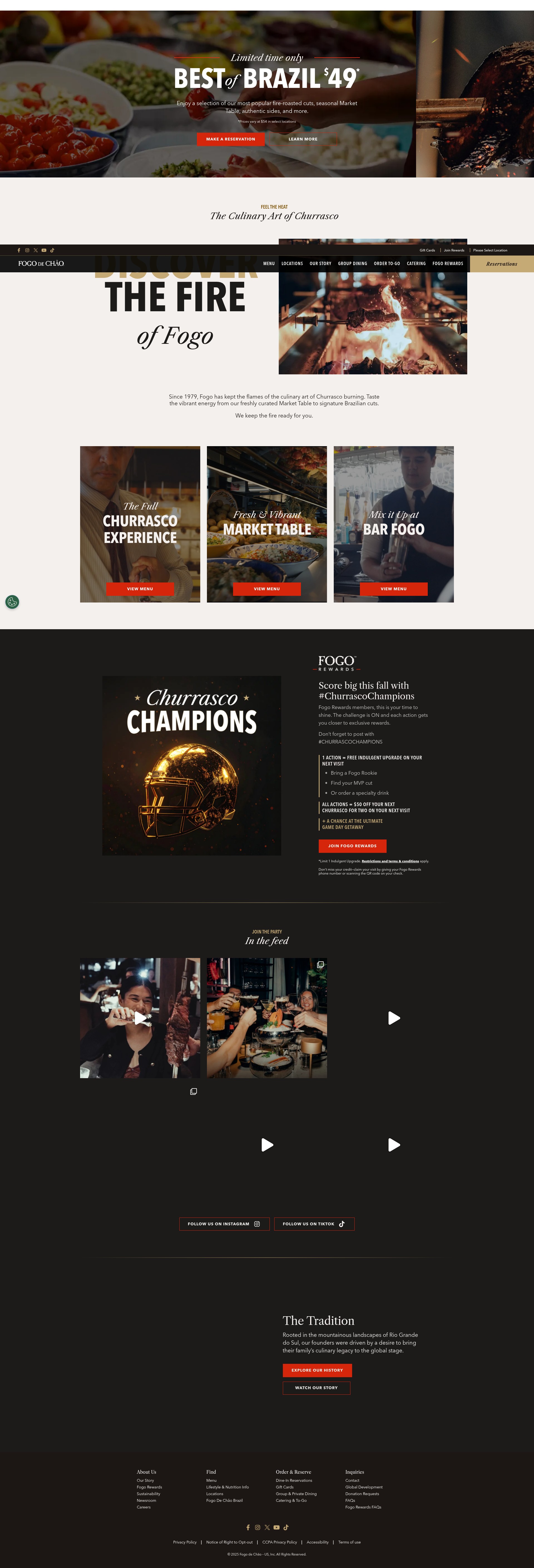 Screenshot of fogodechao.com