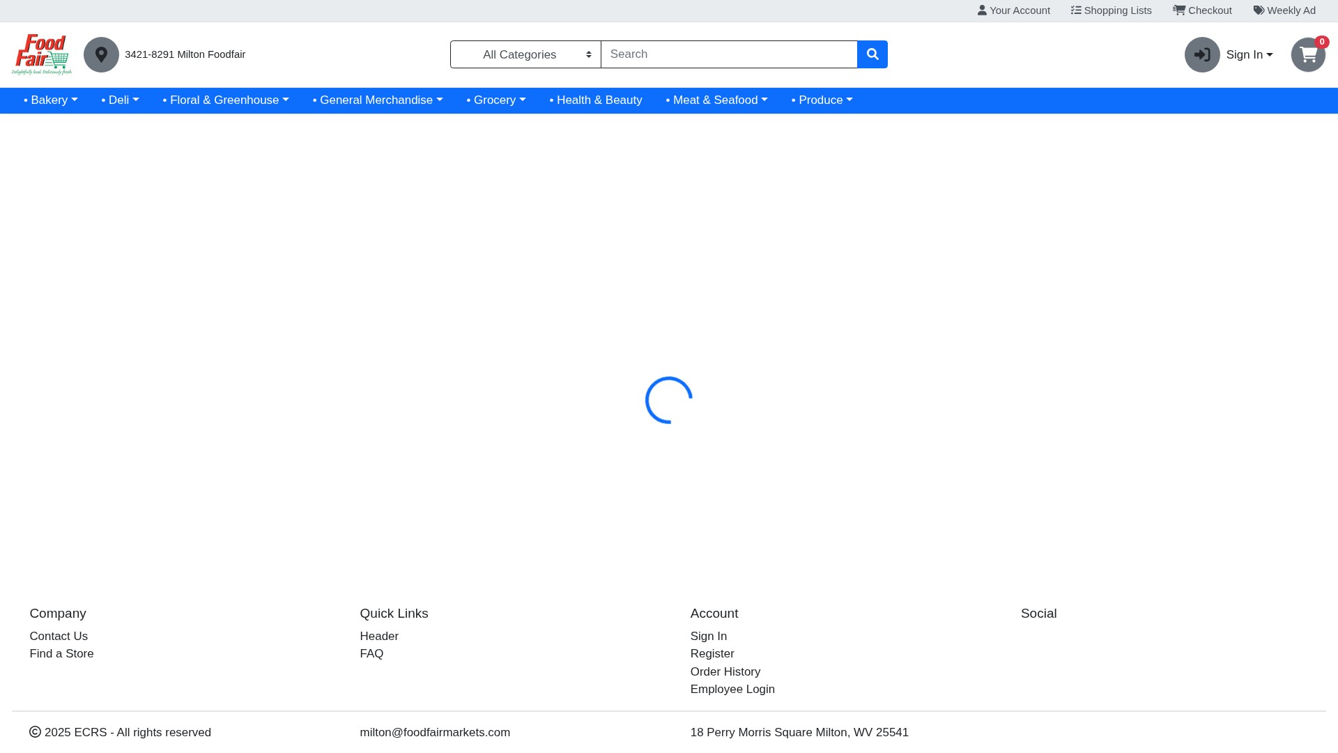 Screenshot of foodfairmarkets.com
