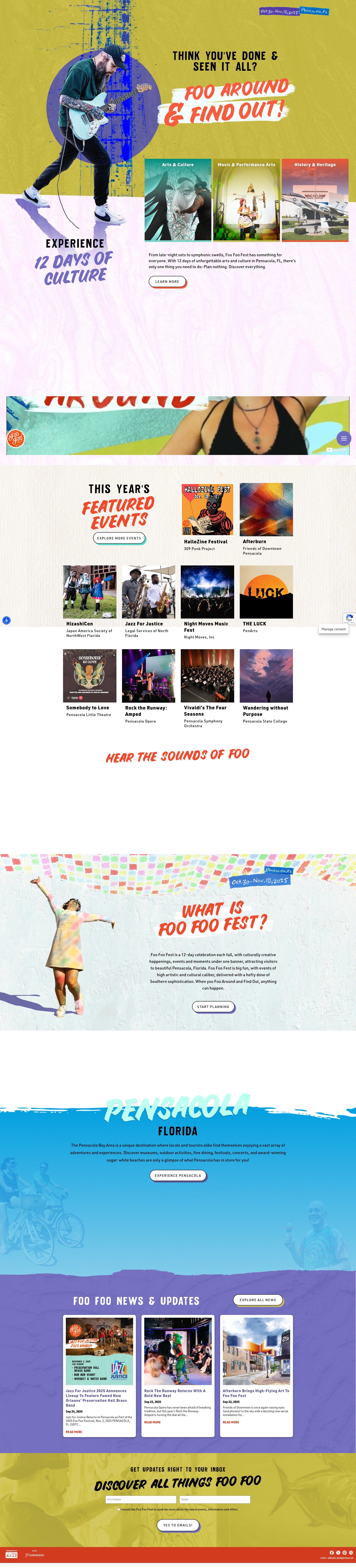 Screenshot of foofoofest.com