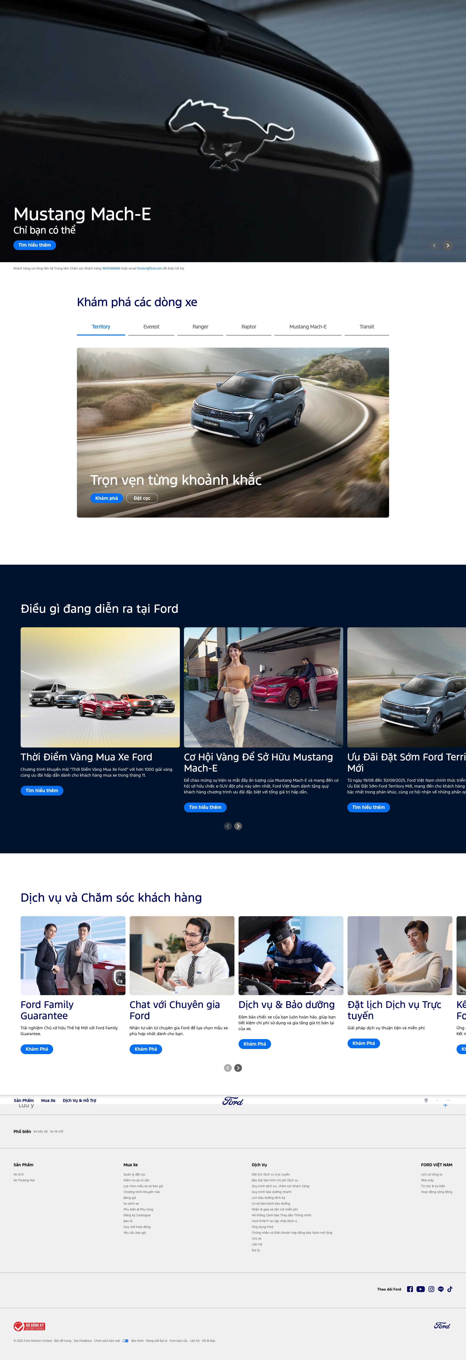 Screenshot of ford.com.vn