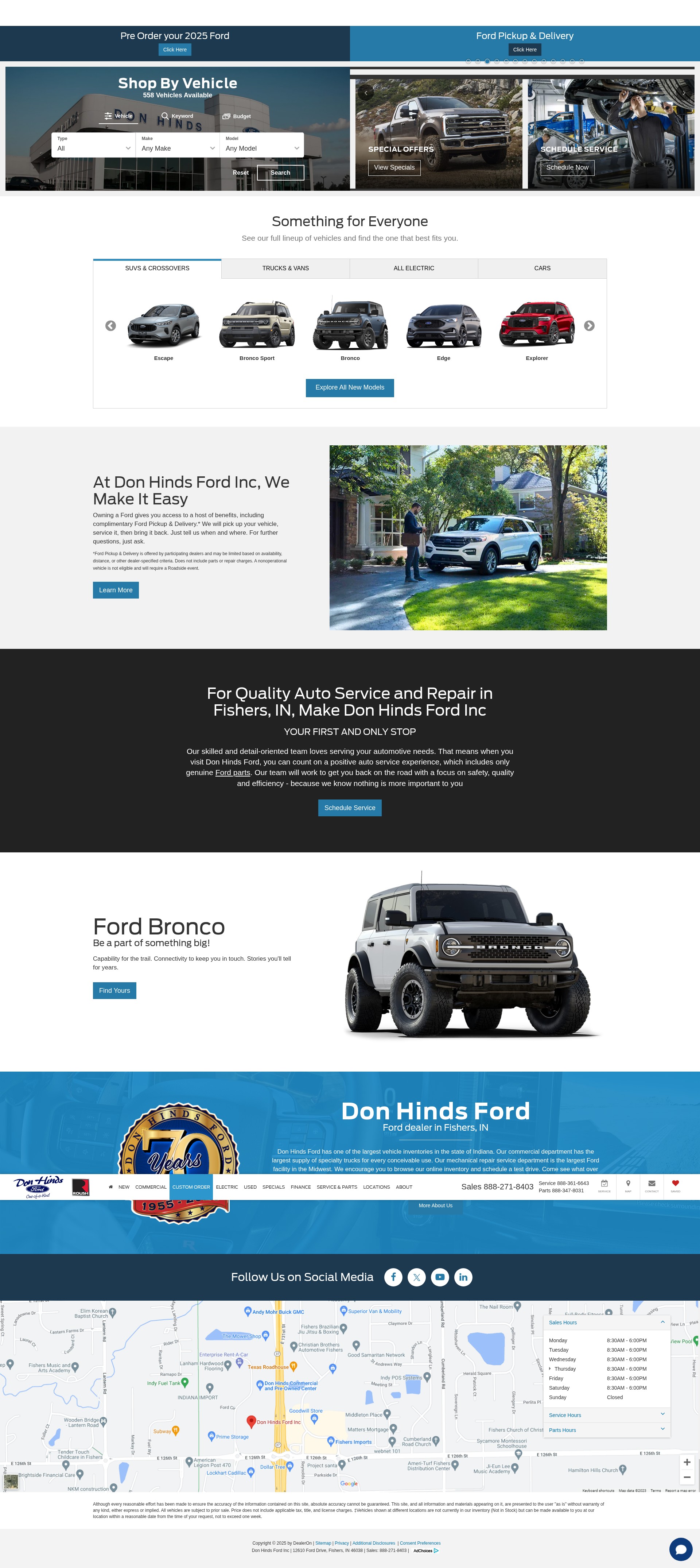 Screenshot of forddonhinds.com