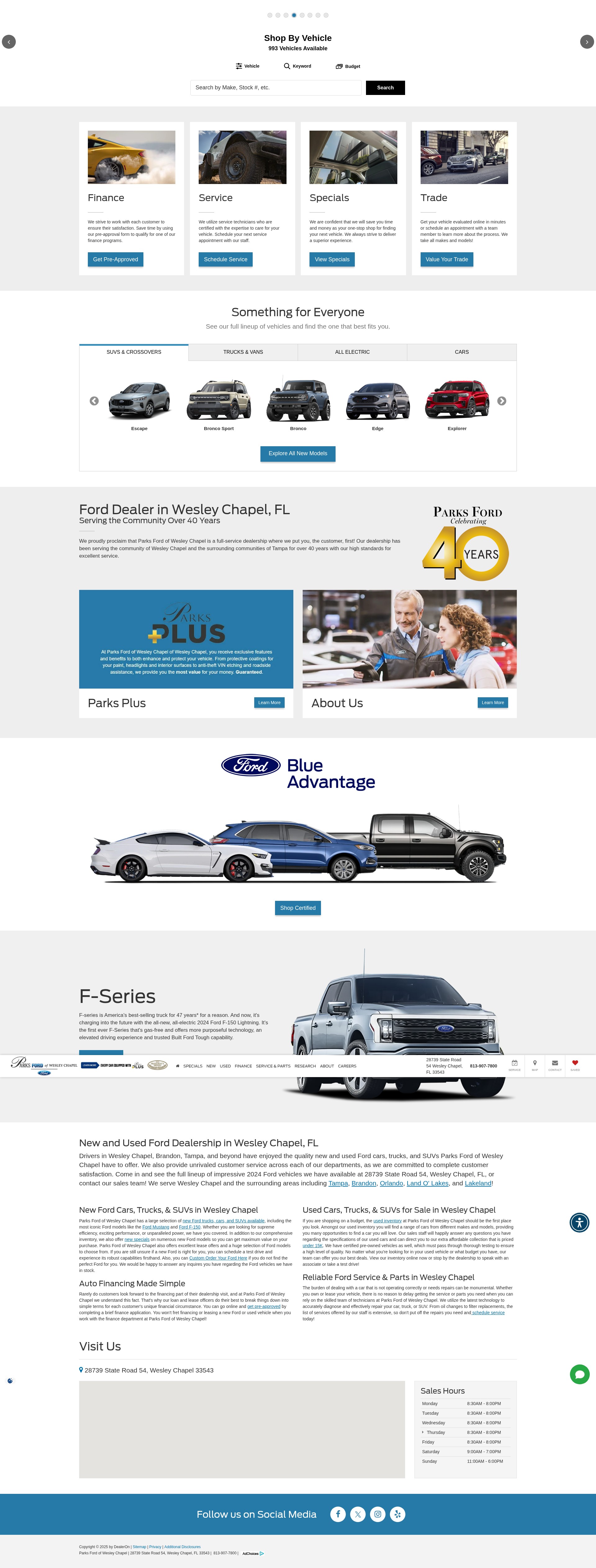 Screenshot of fordofwesleychapel.com
