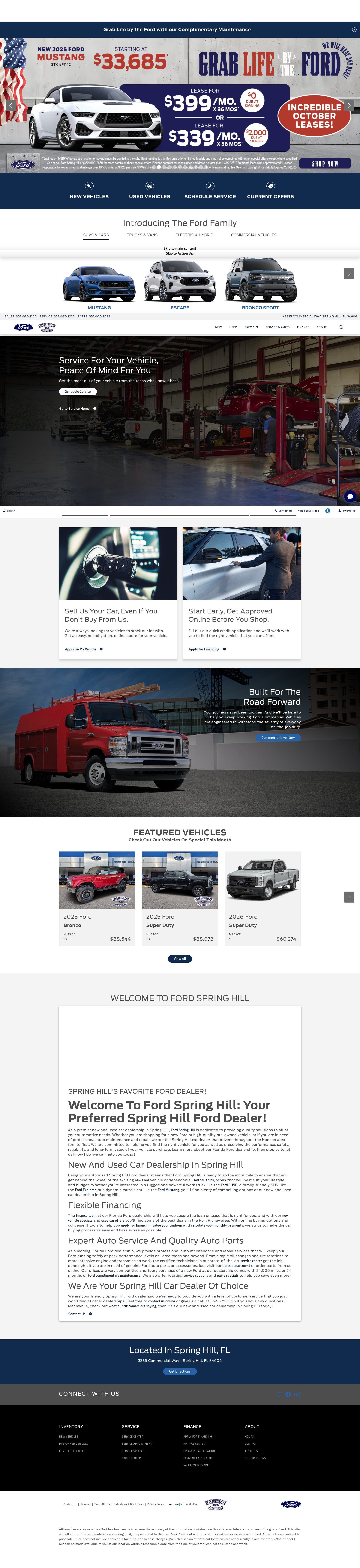 Screenshot of fordspringhill.com