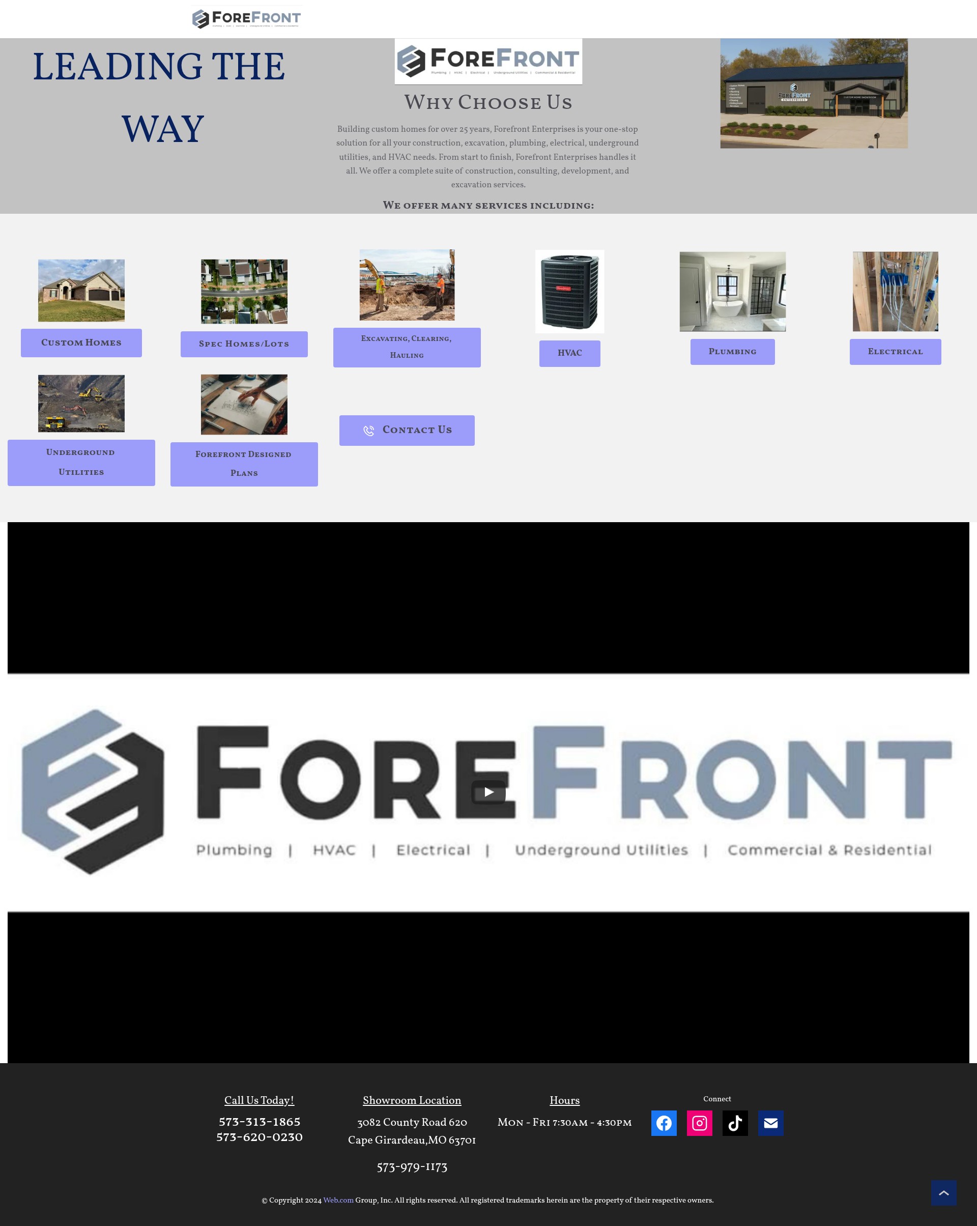 Screenshot of forefront-cape.com
