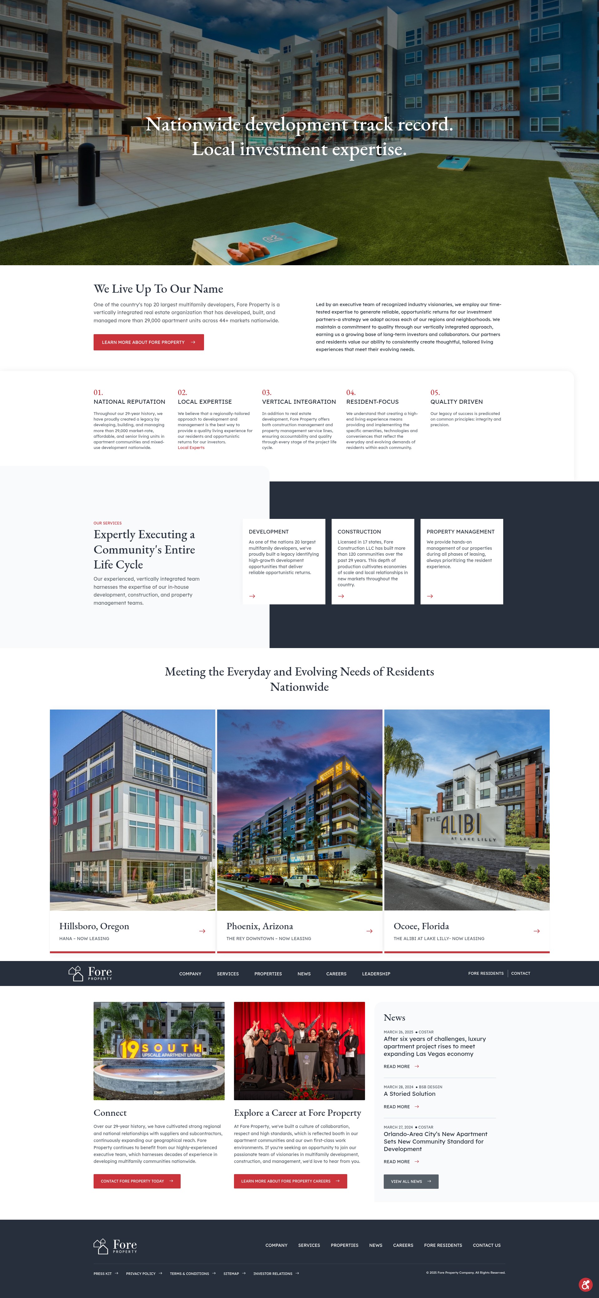 Screenshot of foreproperty.com