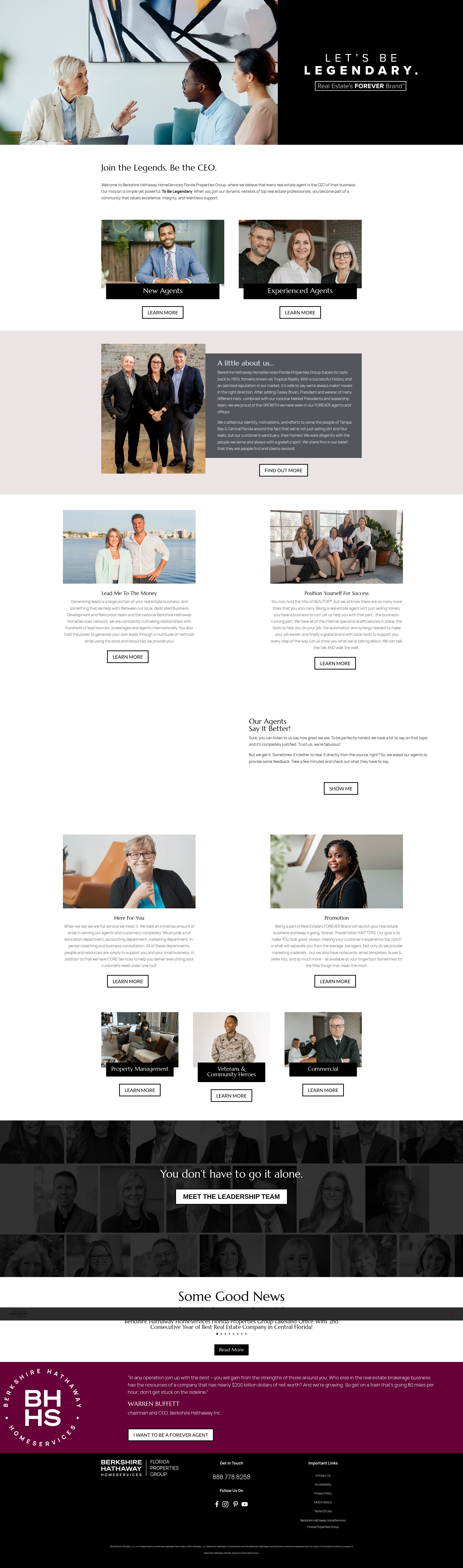 Screenshot of forever-agents.com