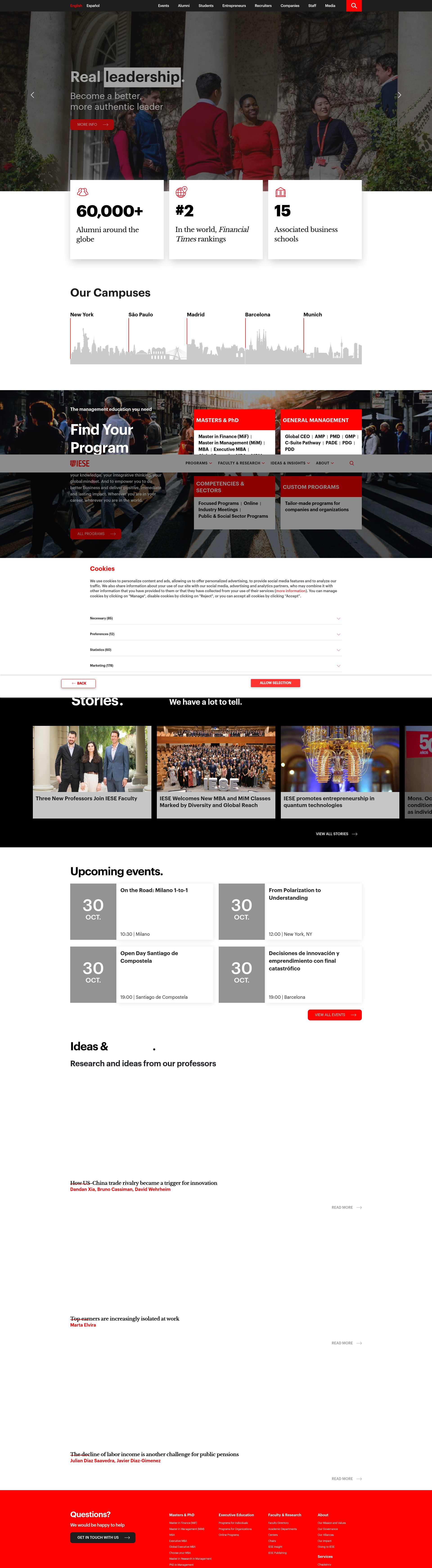 Screenshot of formscloud.iese.edu
