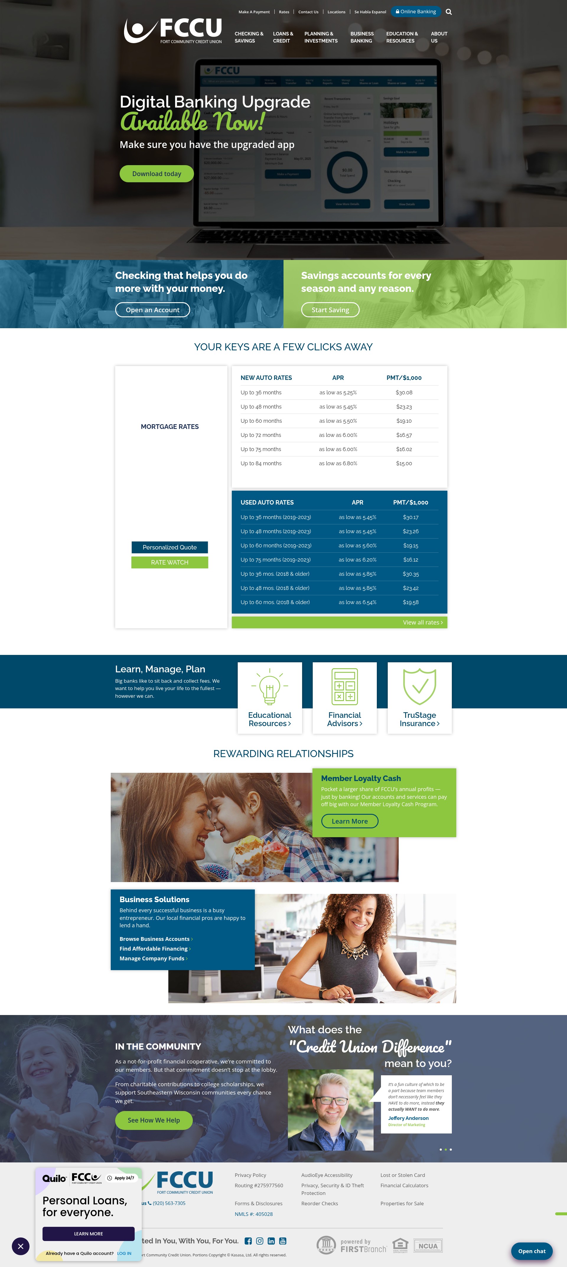 Screenshot of fortcommunity.com