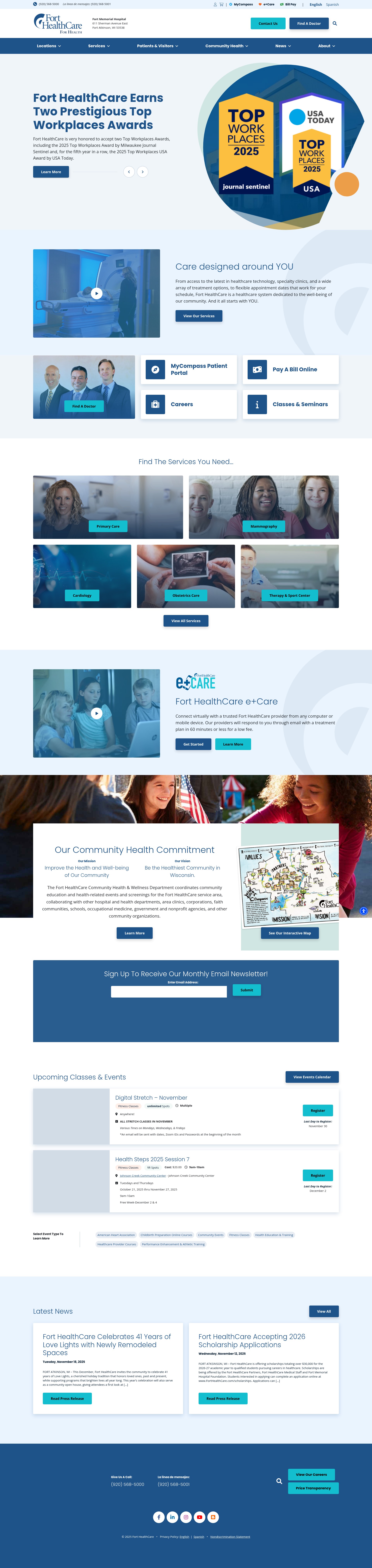 Screenshot of forthealthcare.com