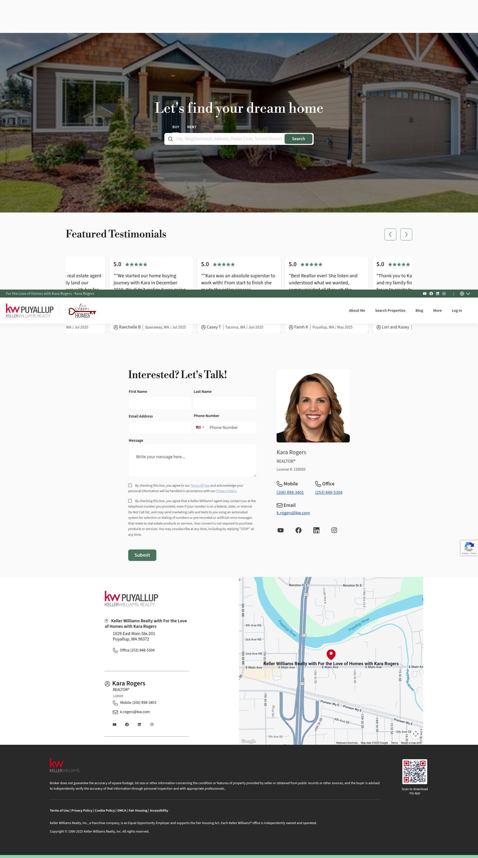 Screenshot of fortheloveofhomes.com