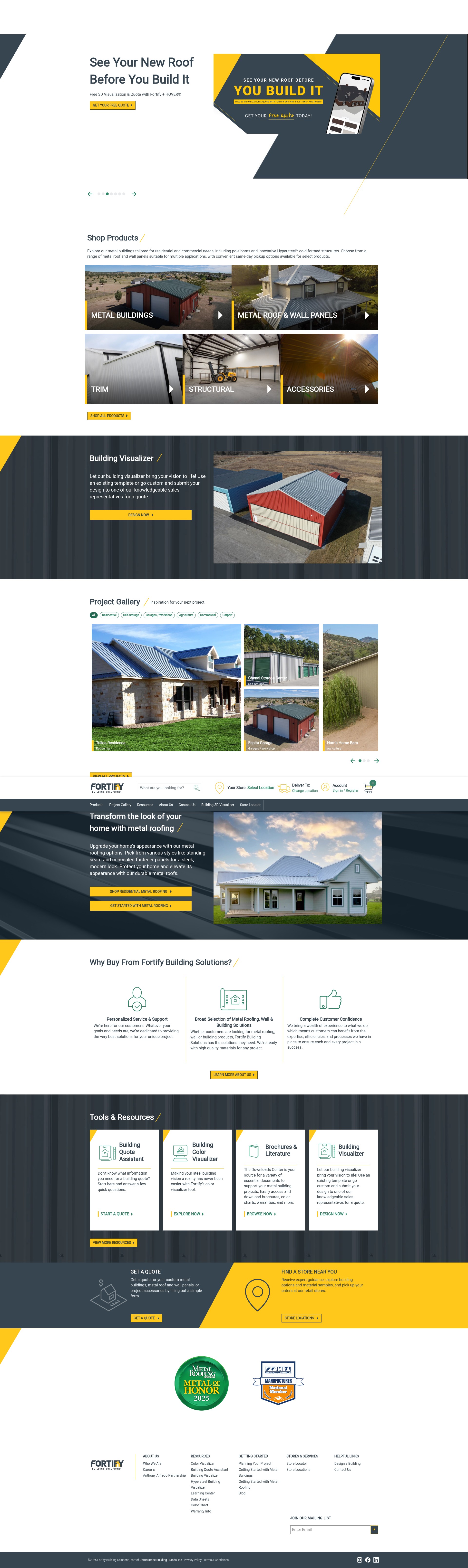 Screenshot of fortifybuildingsolutions.com