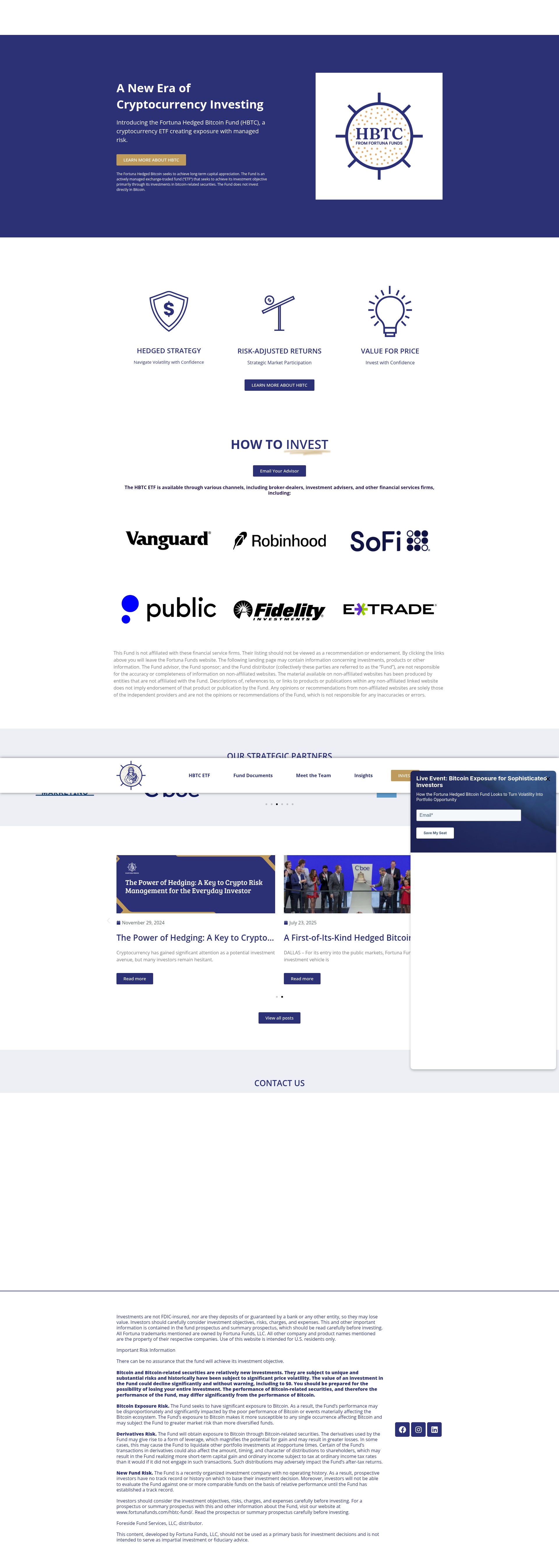 Screenshot of fortunafunds.com
