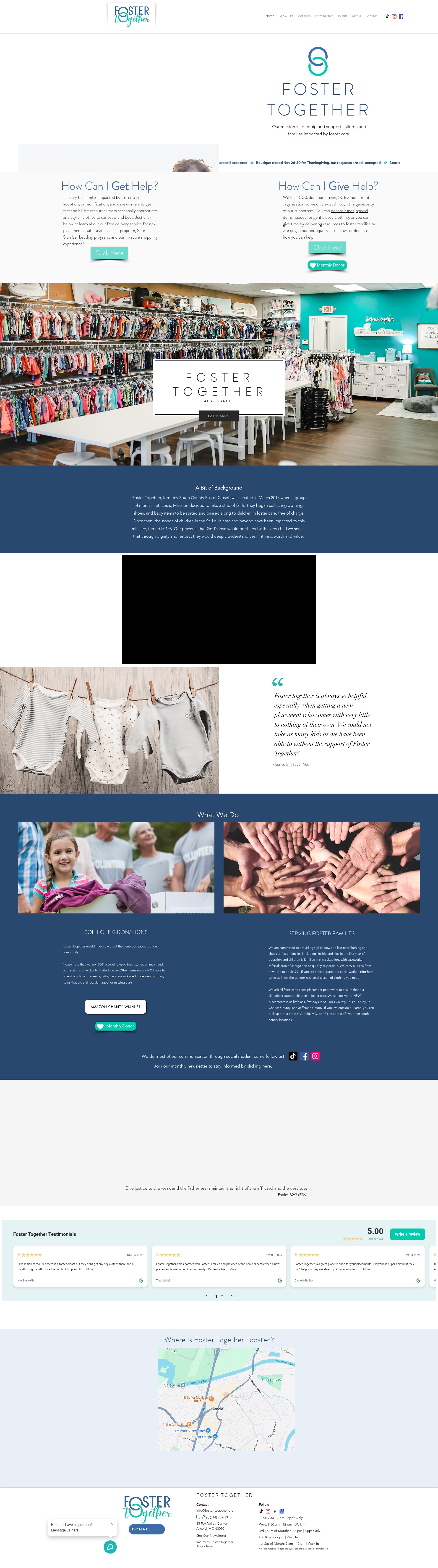 Screenshot of foster-together.org