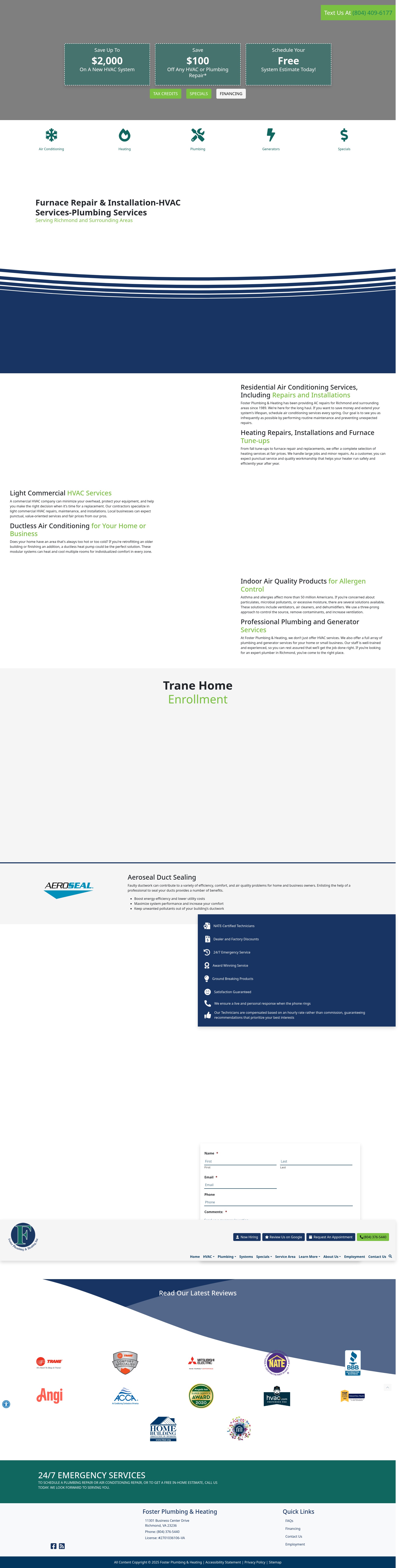 Screenshot of fosterpandh.com