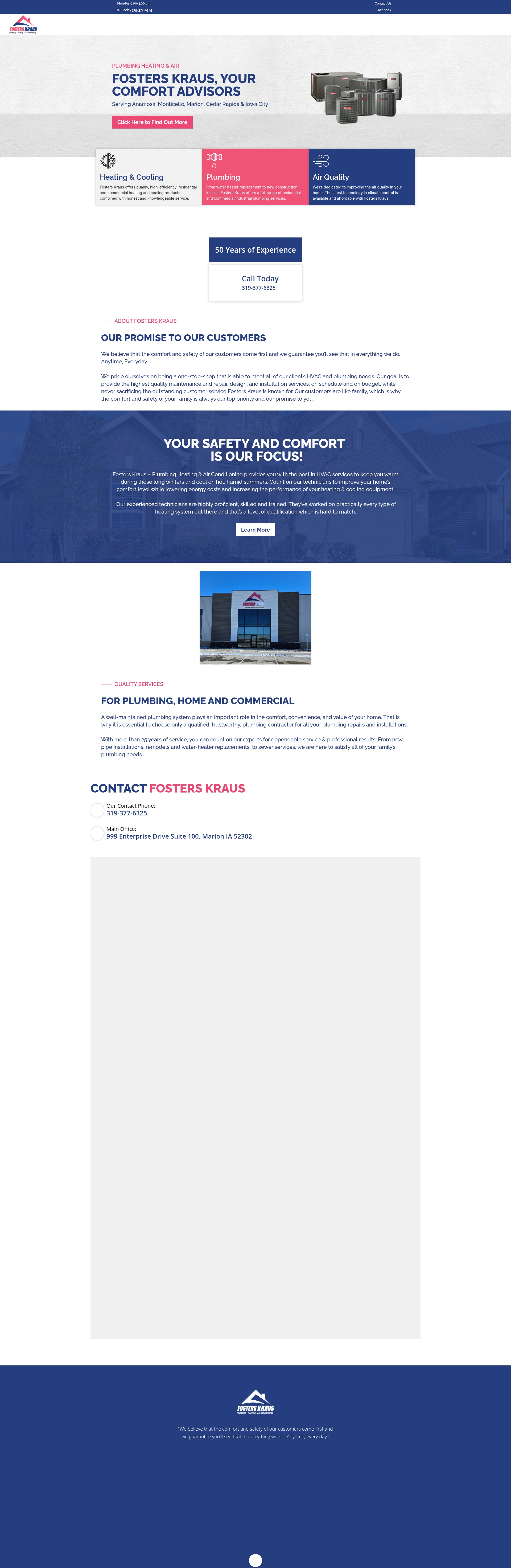 Screenshot of fosterskraus.com