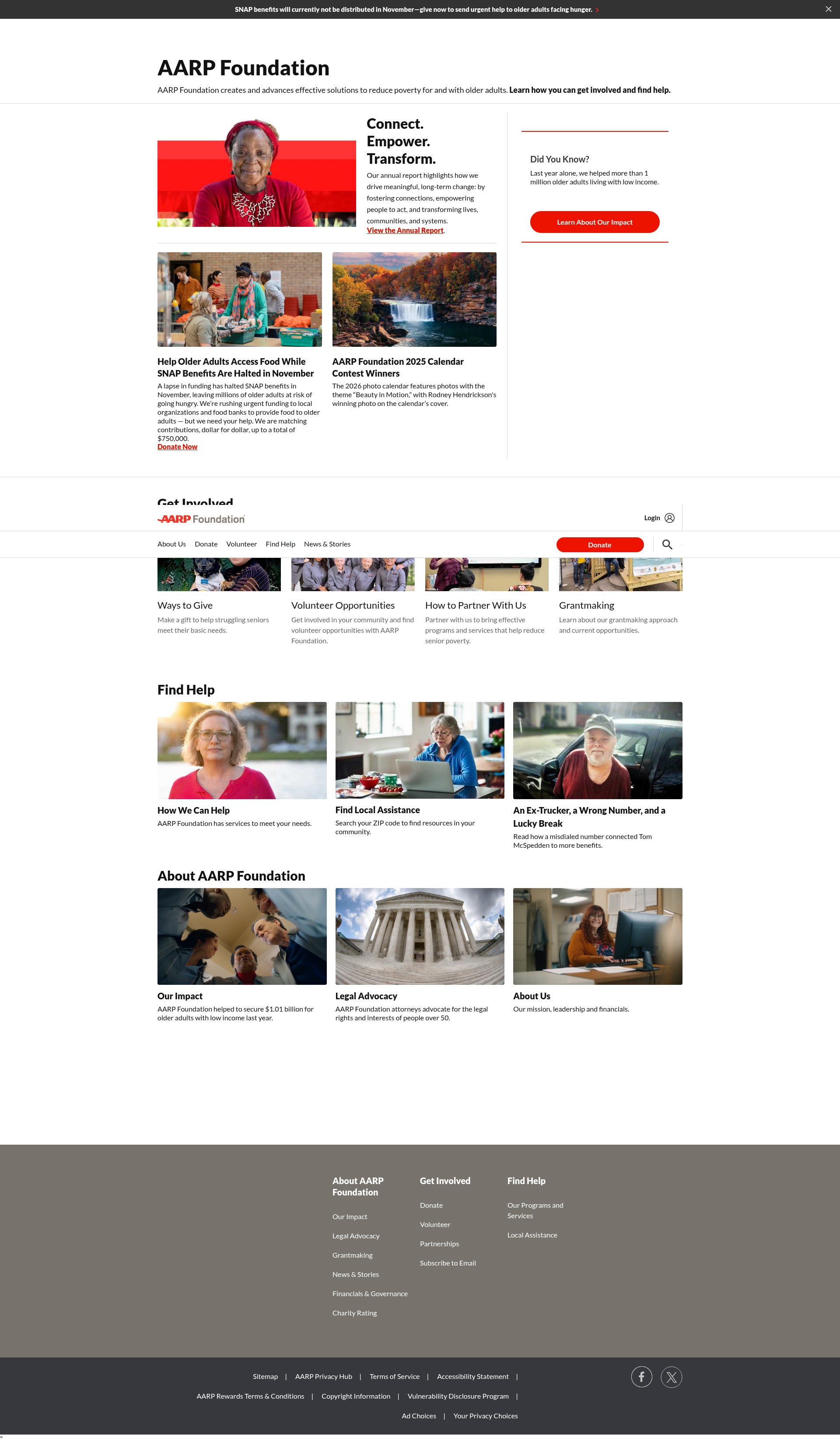 Screenshot of foundation.aarp.org