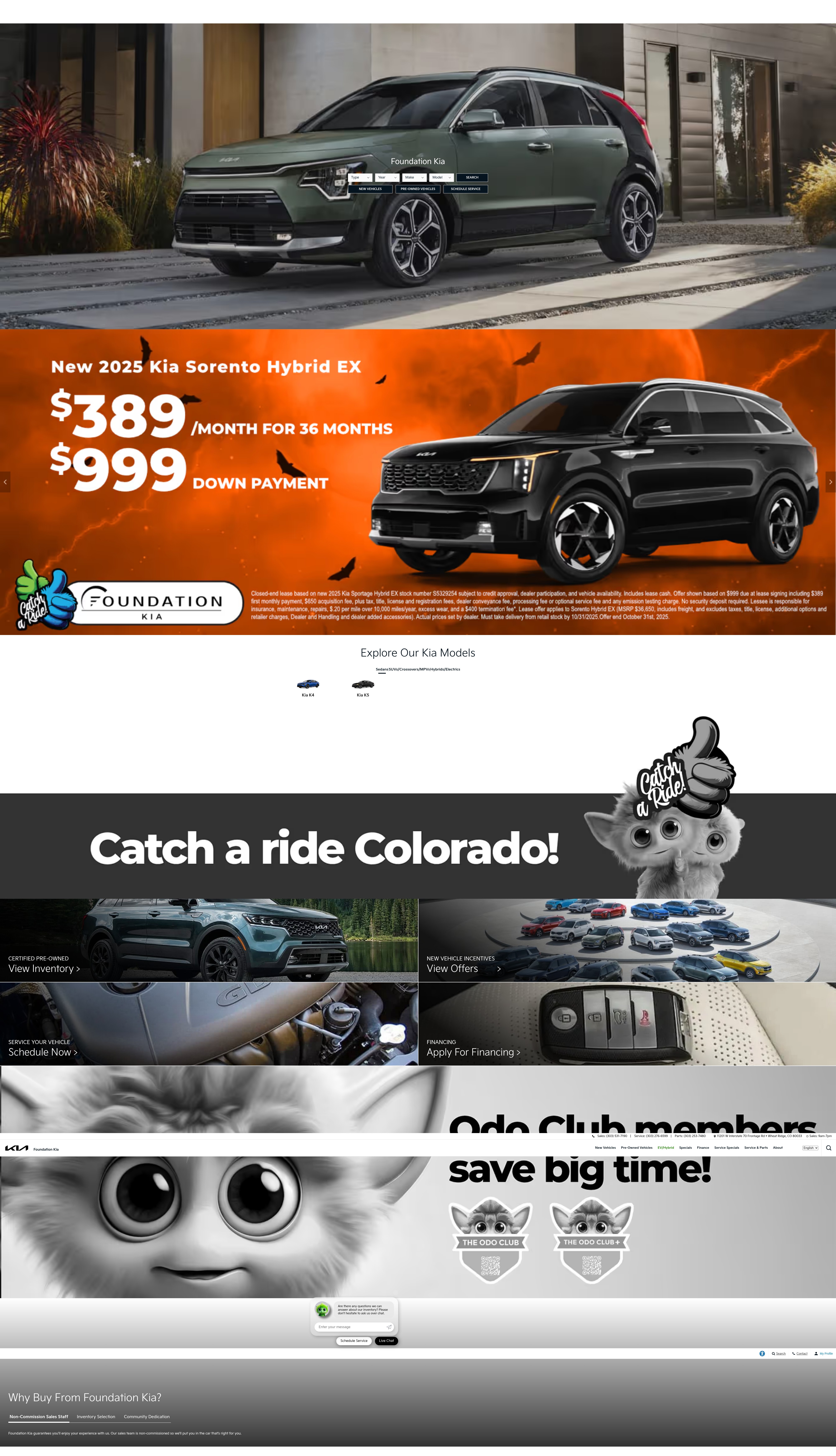Screenshot of foundationkia.com