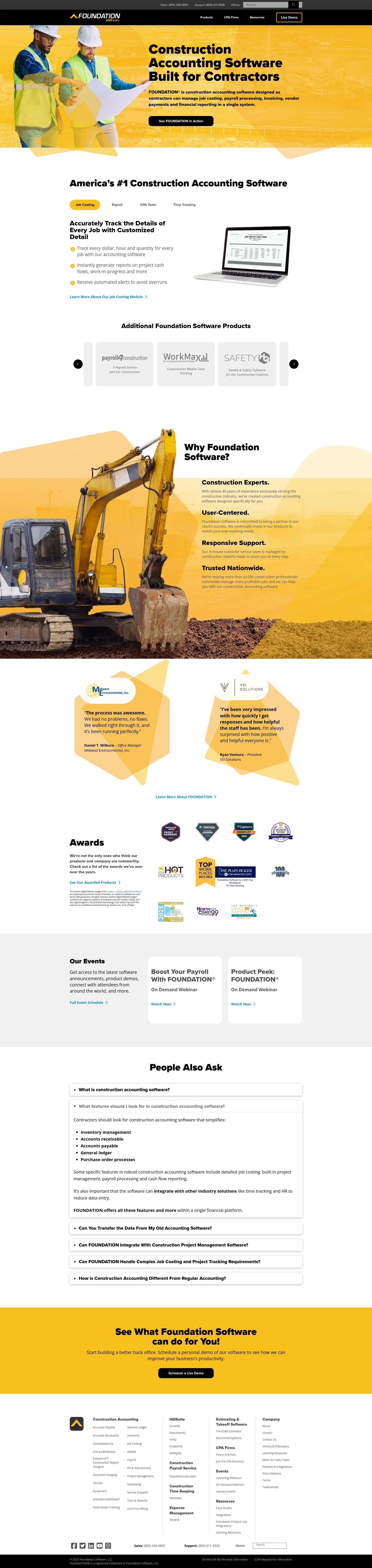 Screenshot of foundationsoft.com