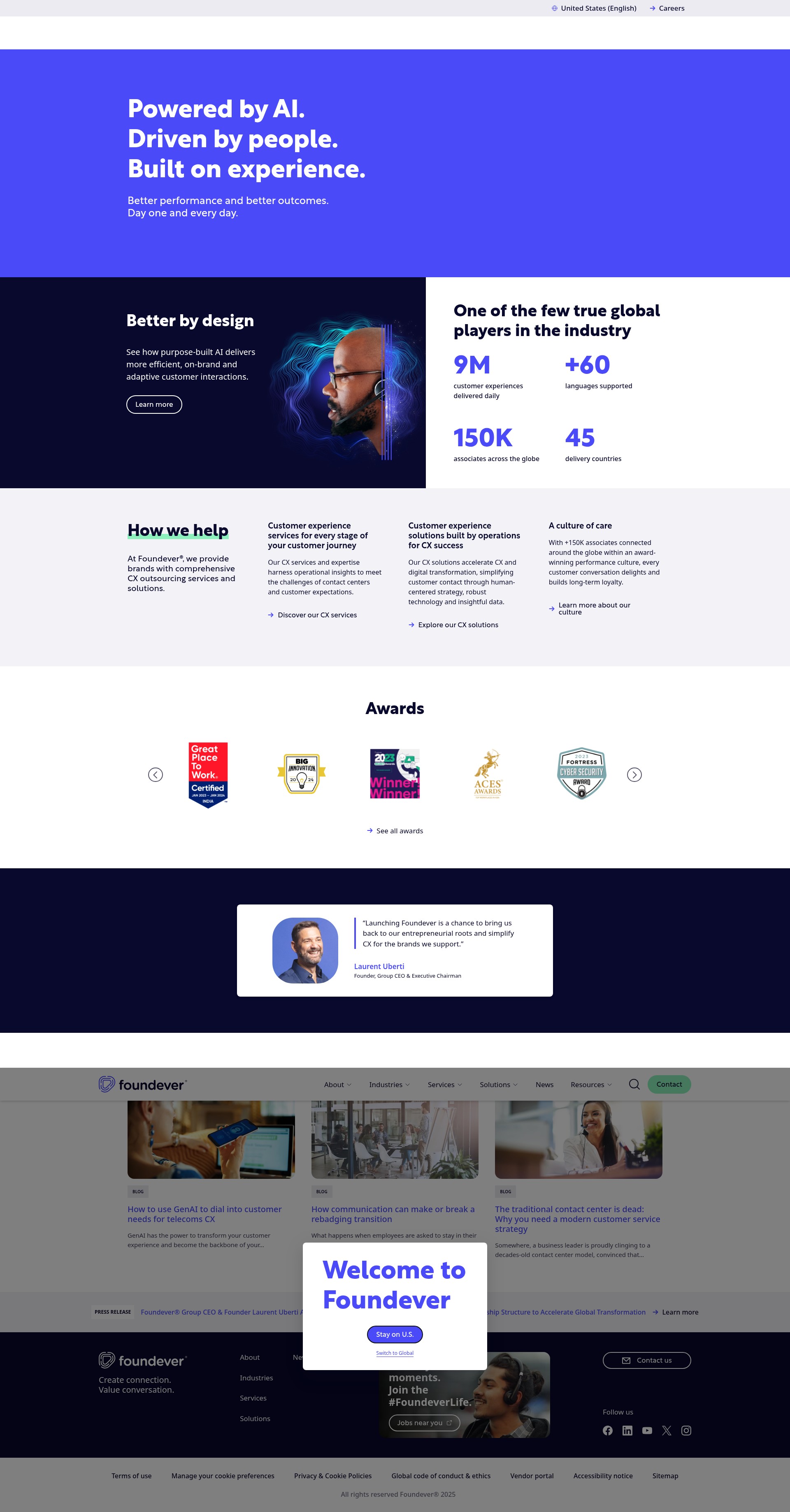 Screenshot of foundever.com