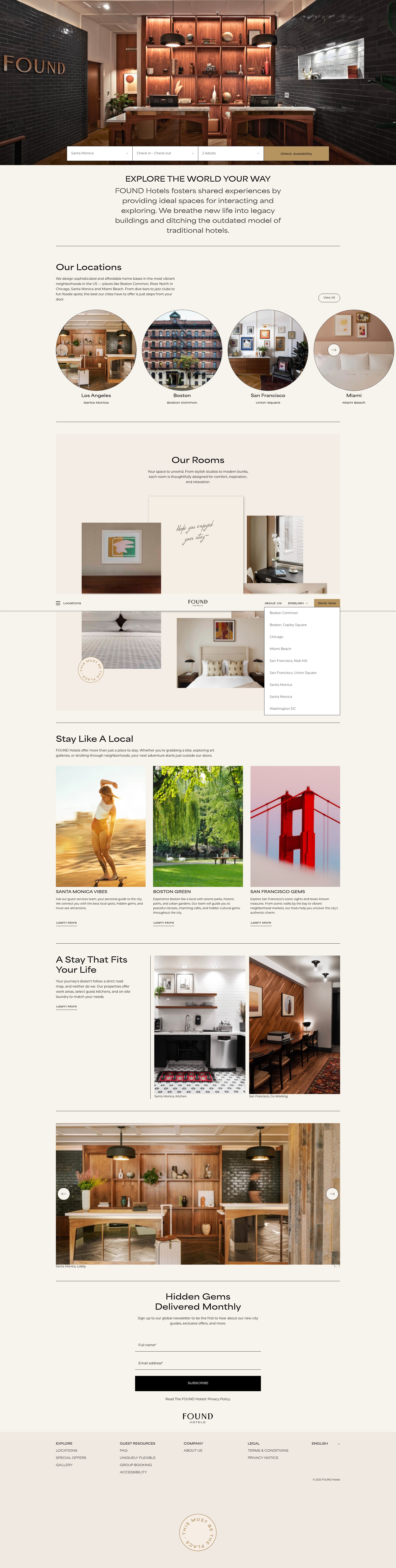 Screenshot of foundhotels.com