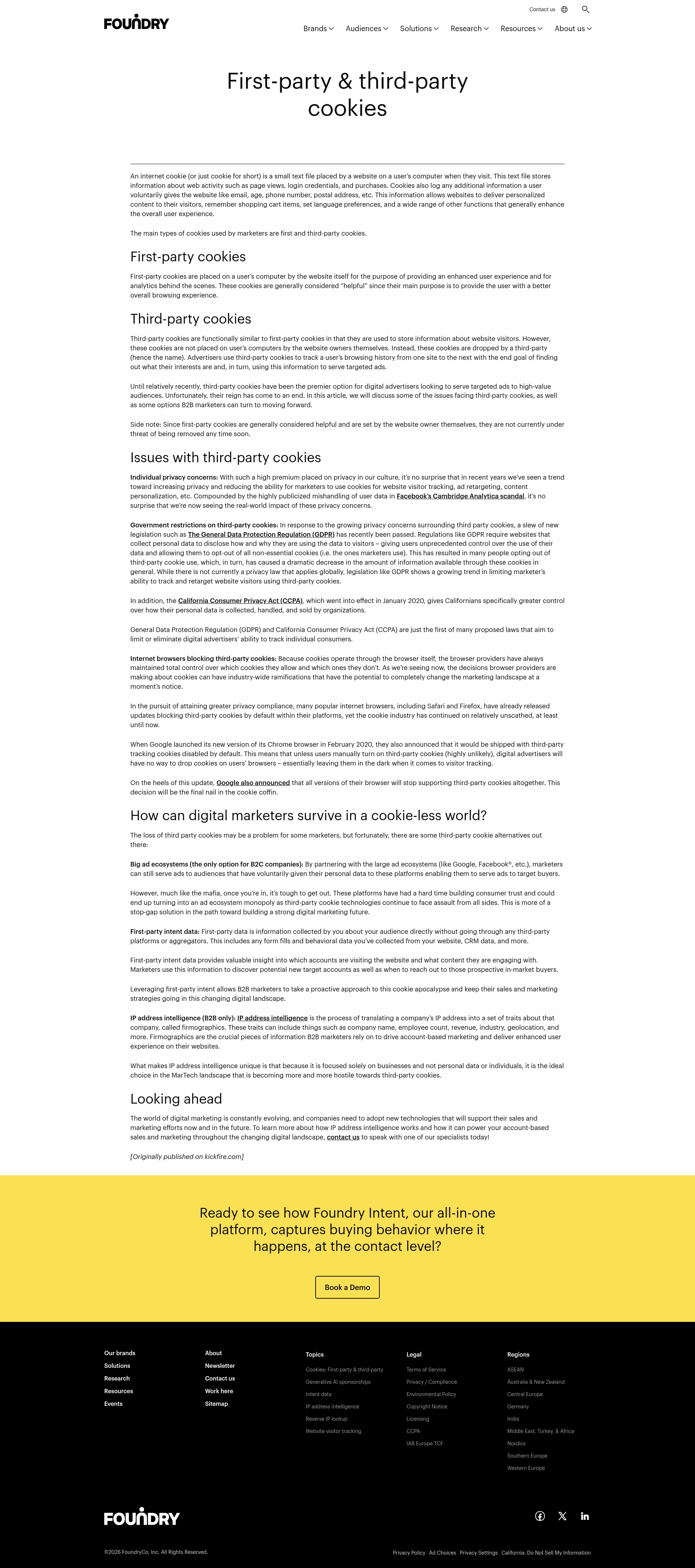 Screenshot of foundryco.com