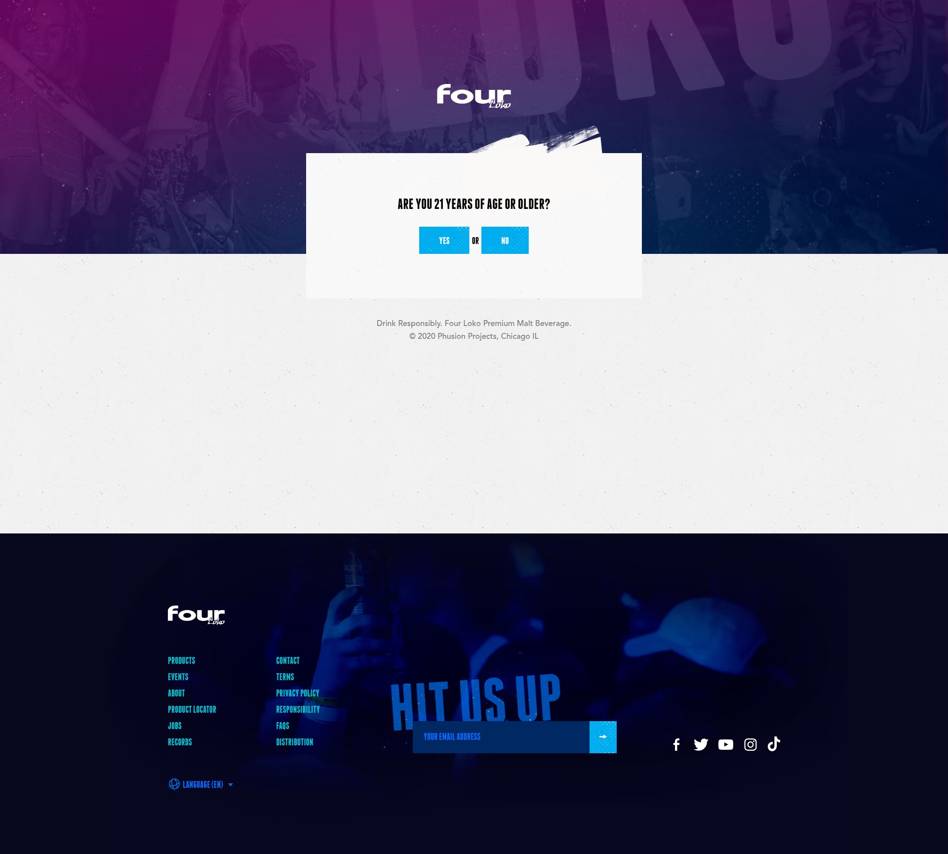 Screenshot of fourloko.com