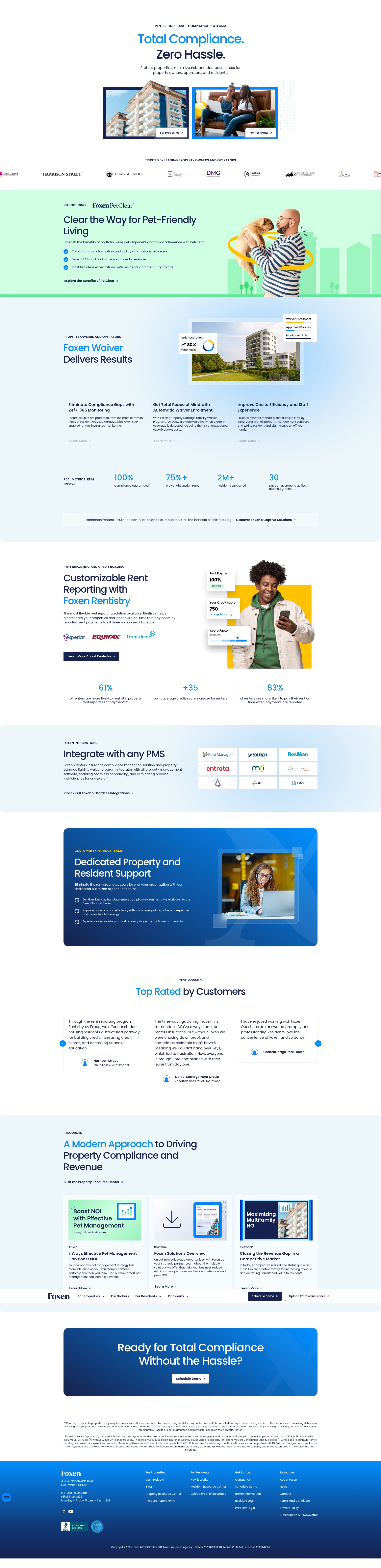 Screenshot of foxen.com