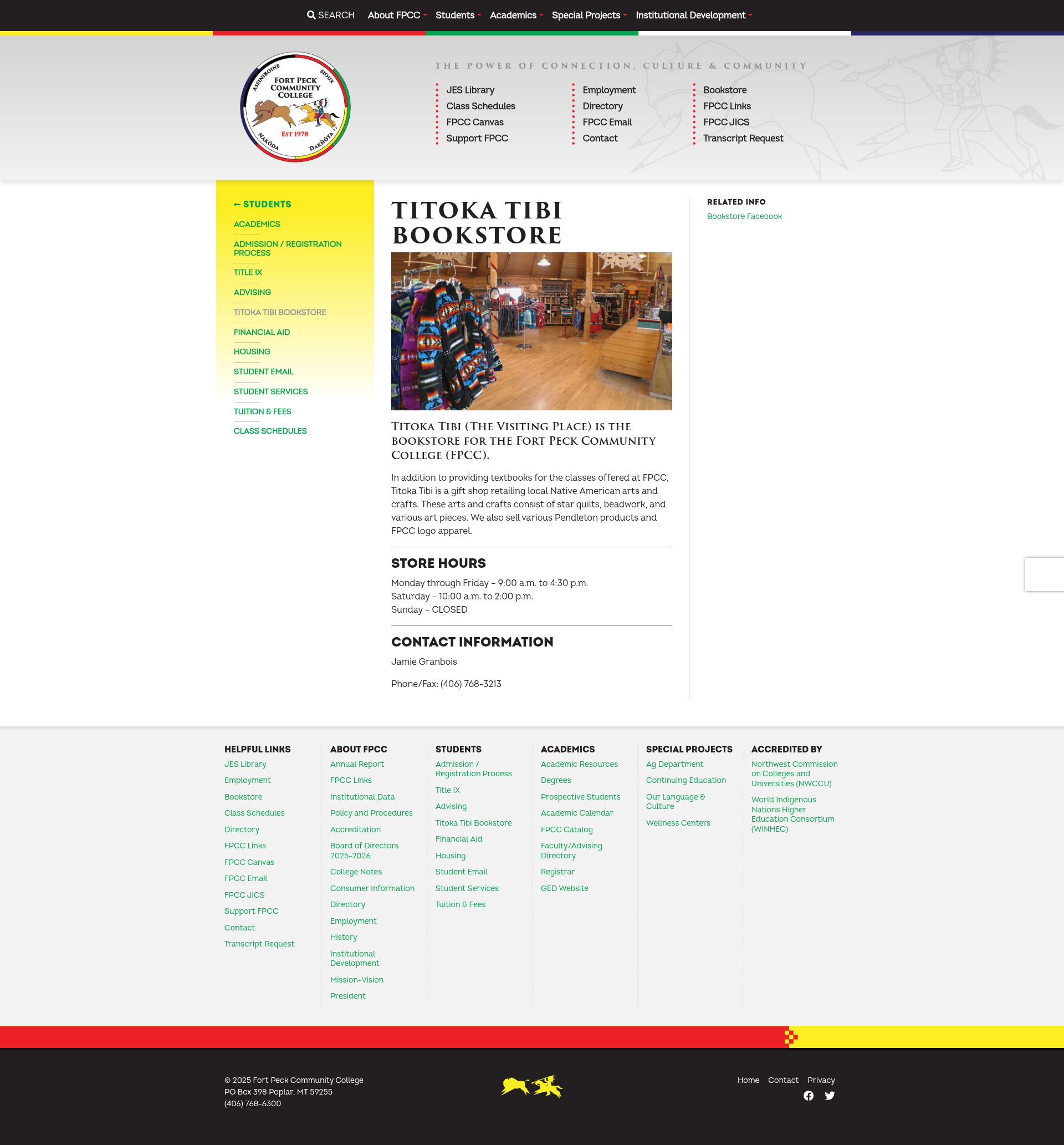 Screenshot of fpcc.edu