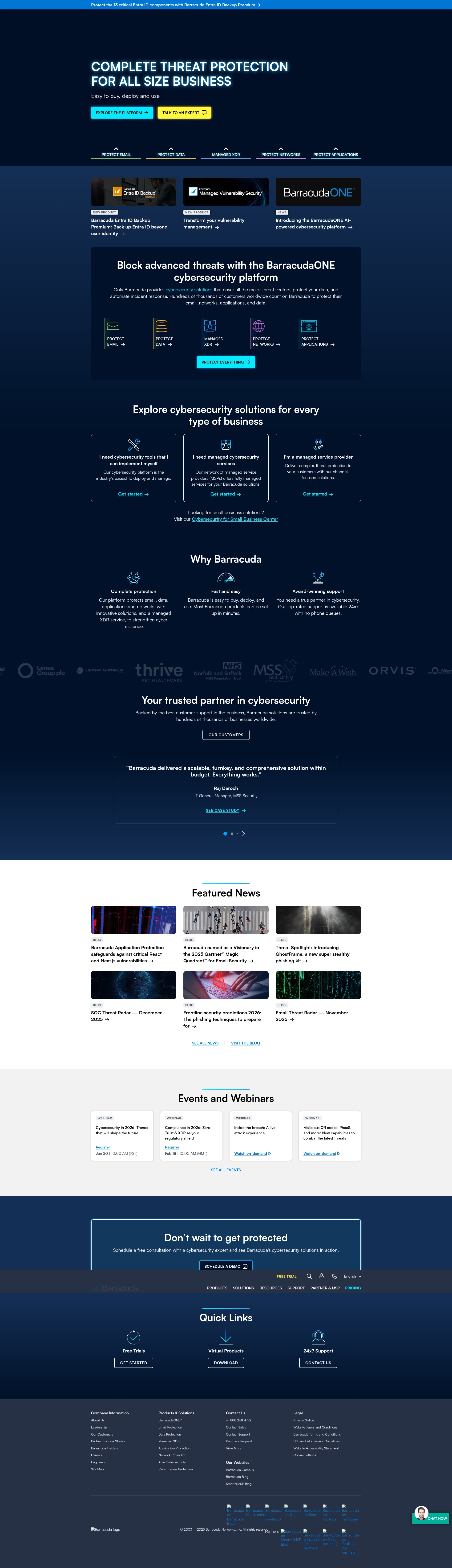 Screenshot of fr.barracuda.com
