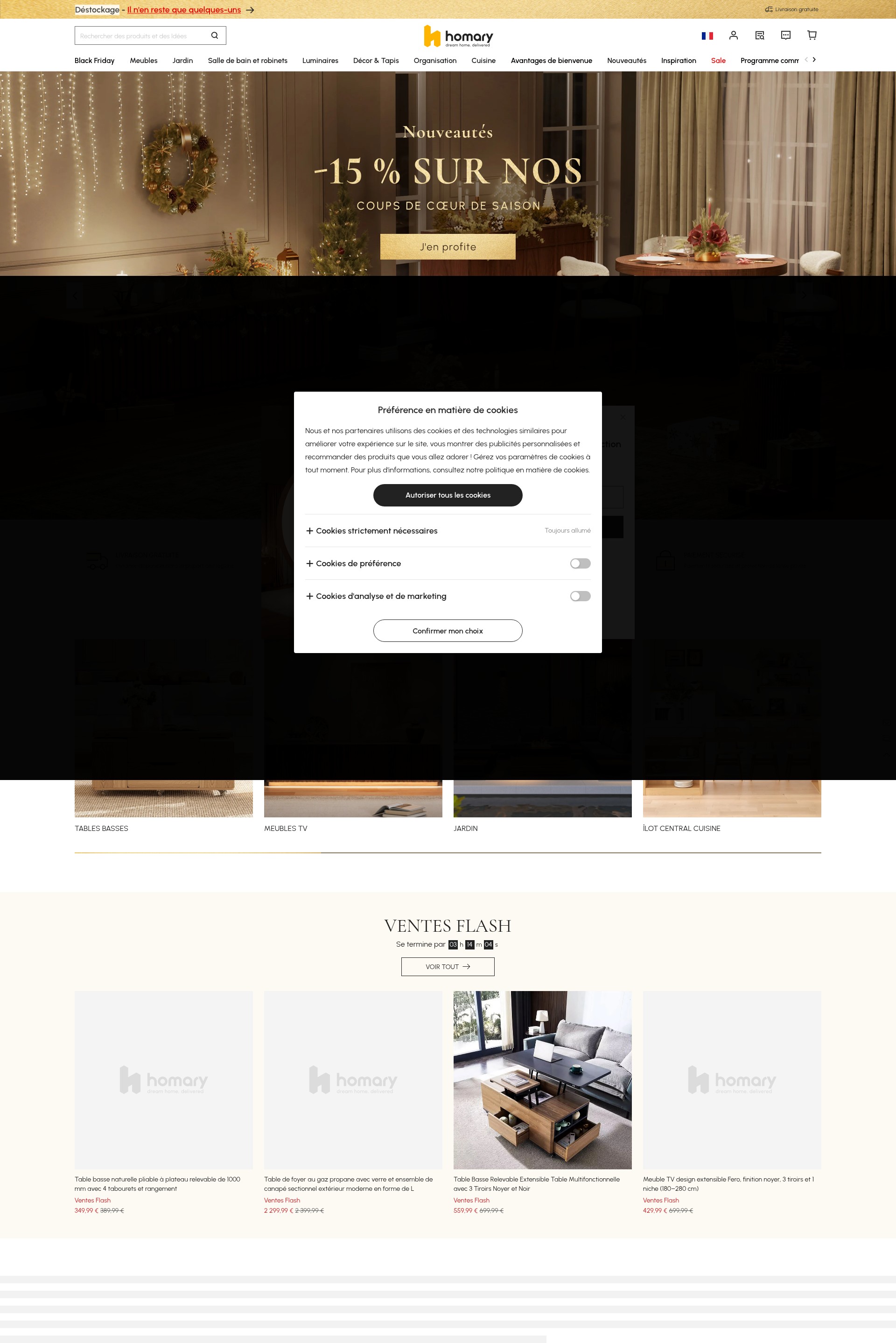 Screenshot of fr.homary.com