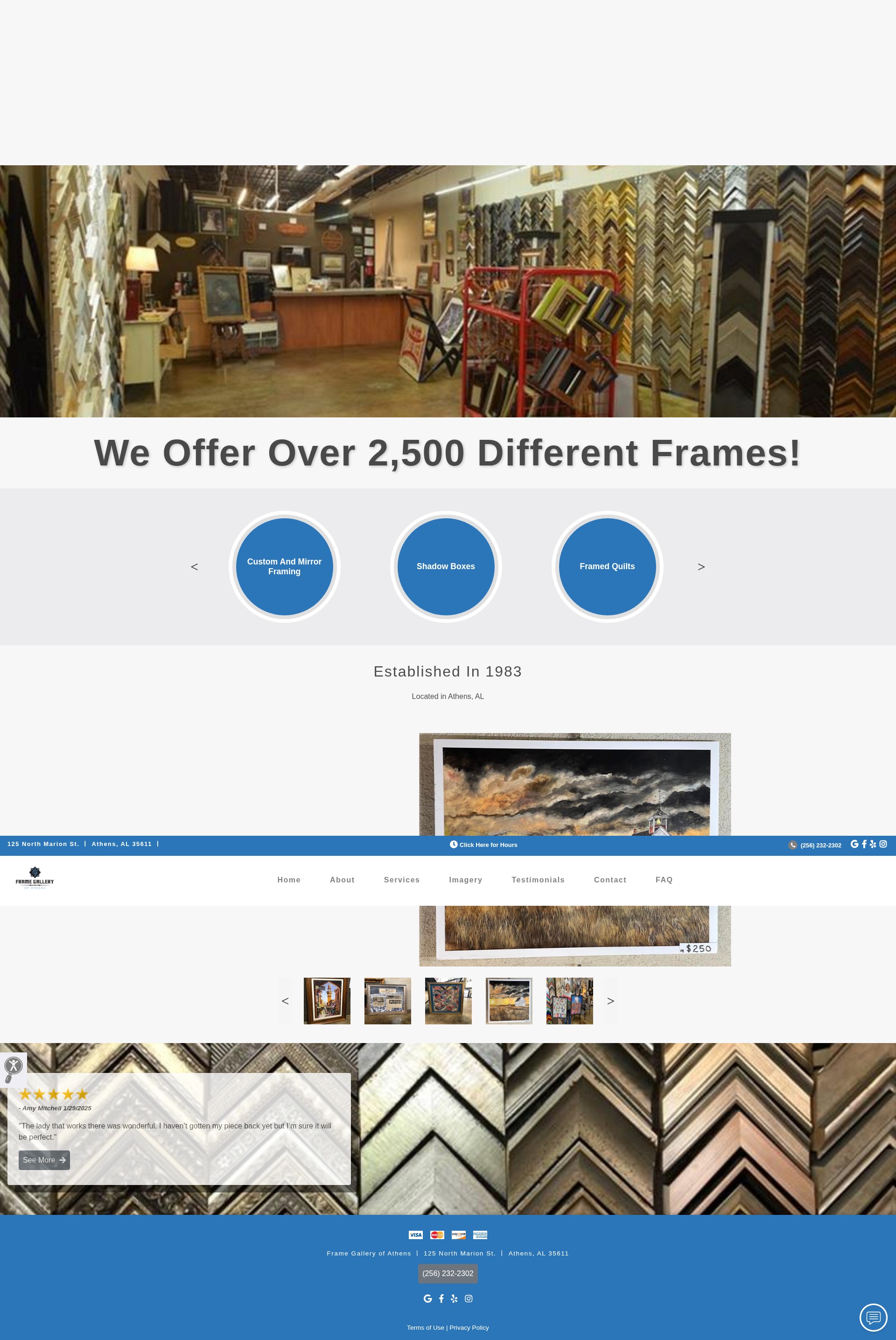 Screenshot of framegalleryofathens.com