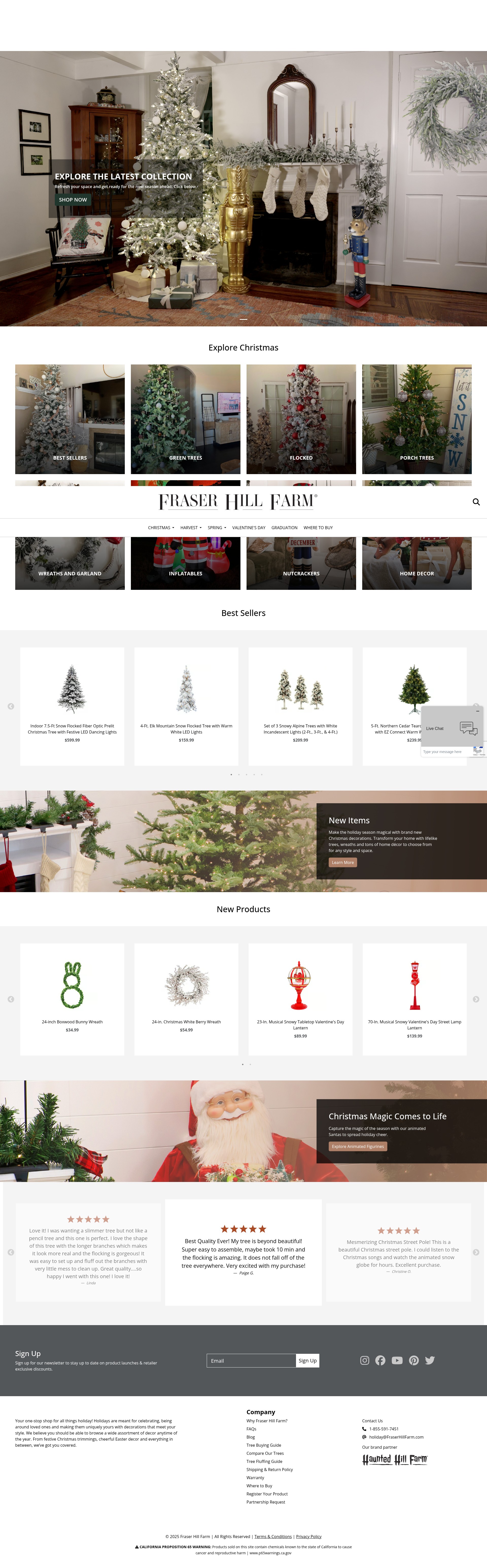 Screenshot of fraserhillfarm.com
