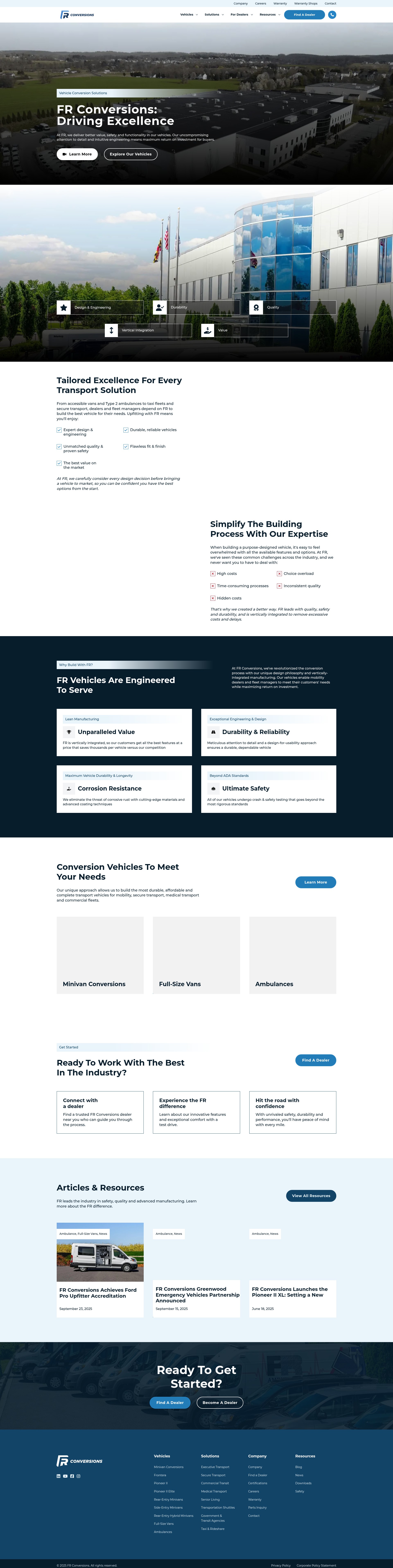 Screenshot of frconversions.com