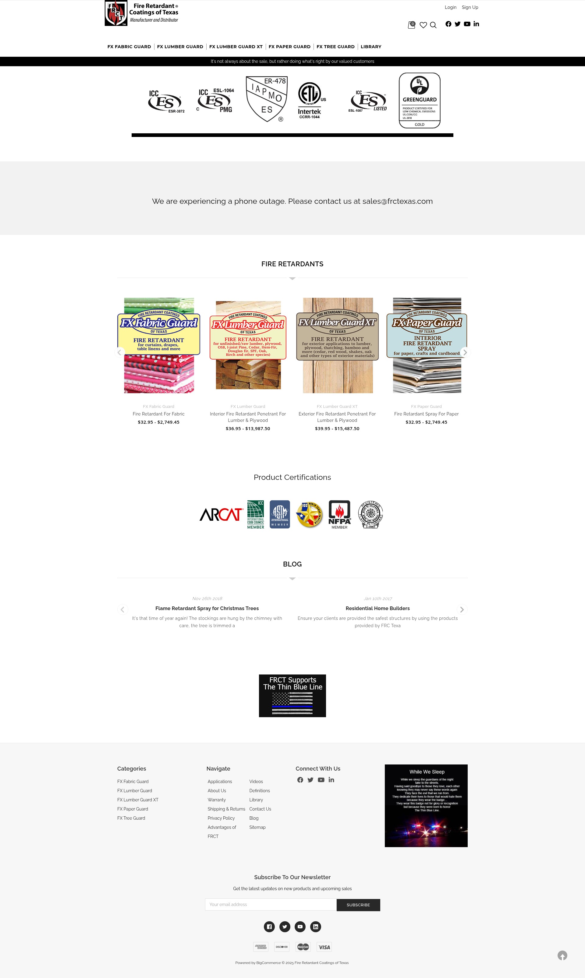 Screenshot of frctexas.com