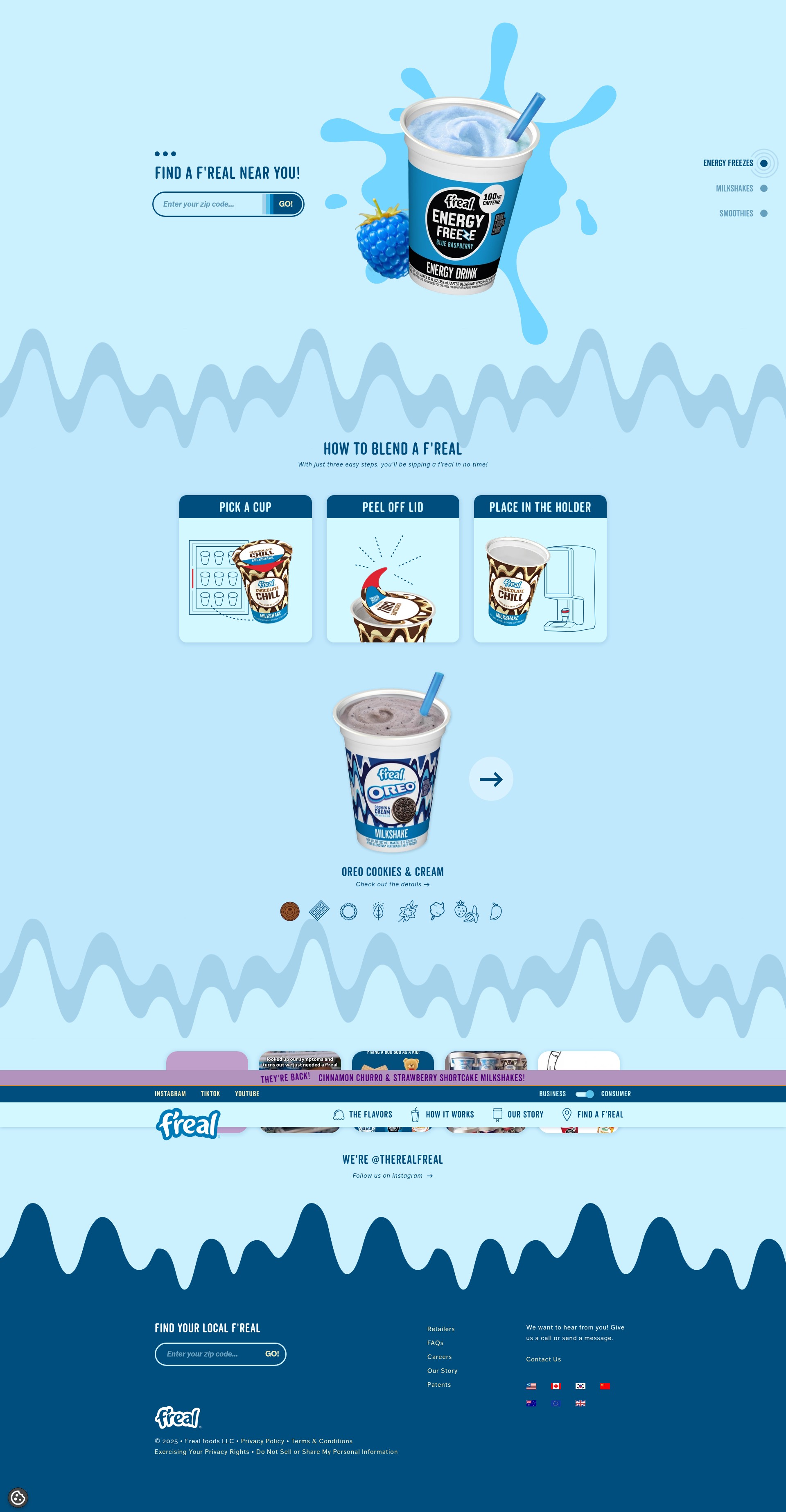 Screenshot of freal.com