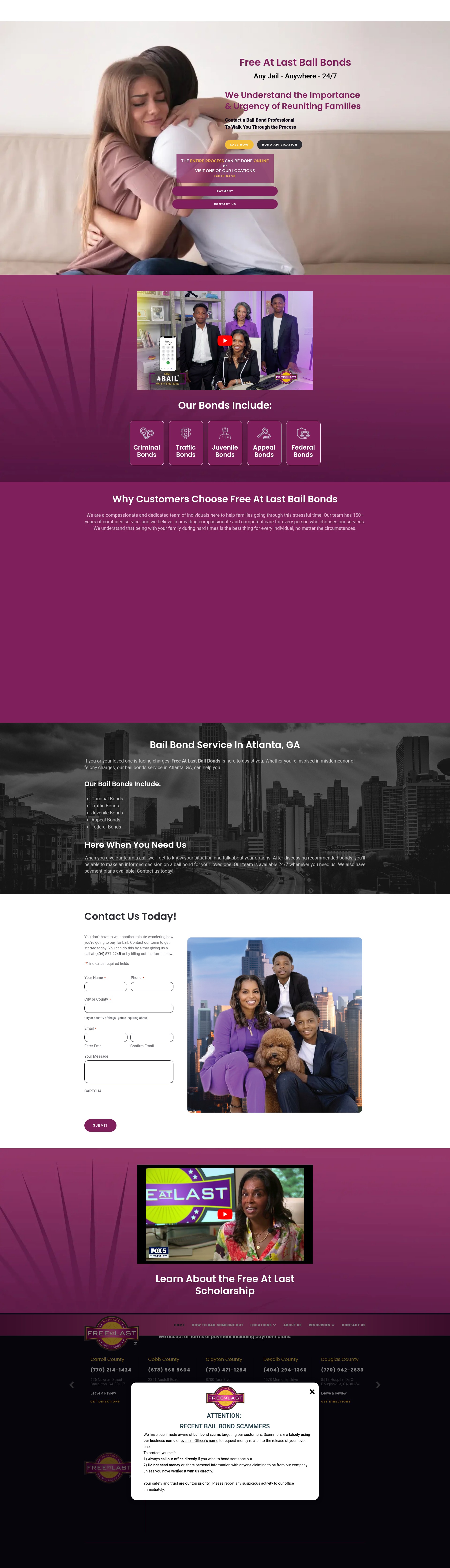 Screenshot of freeatlastbb.com