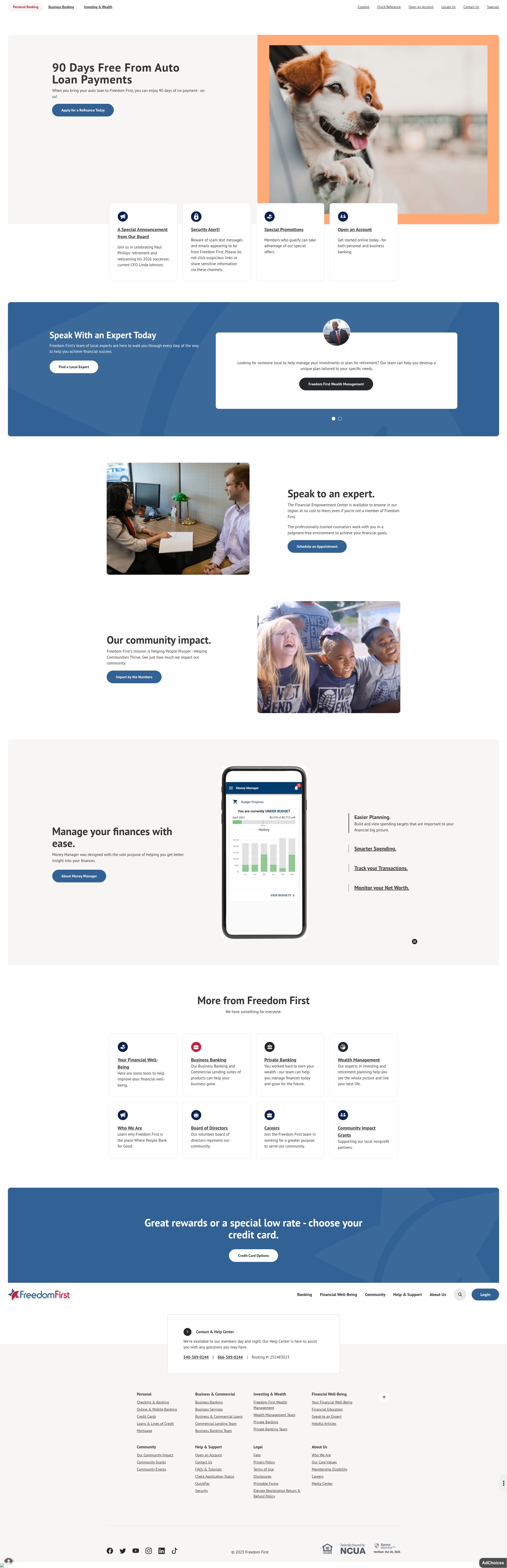 Screenshot of freedomfirst.com