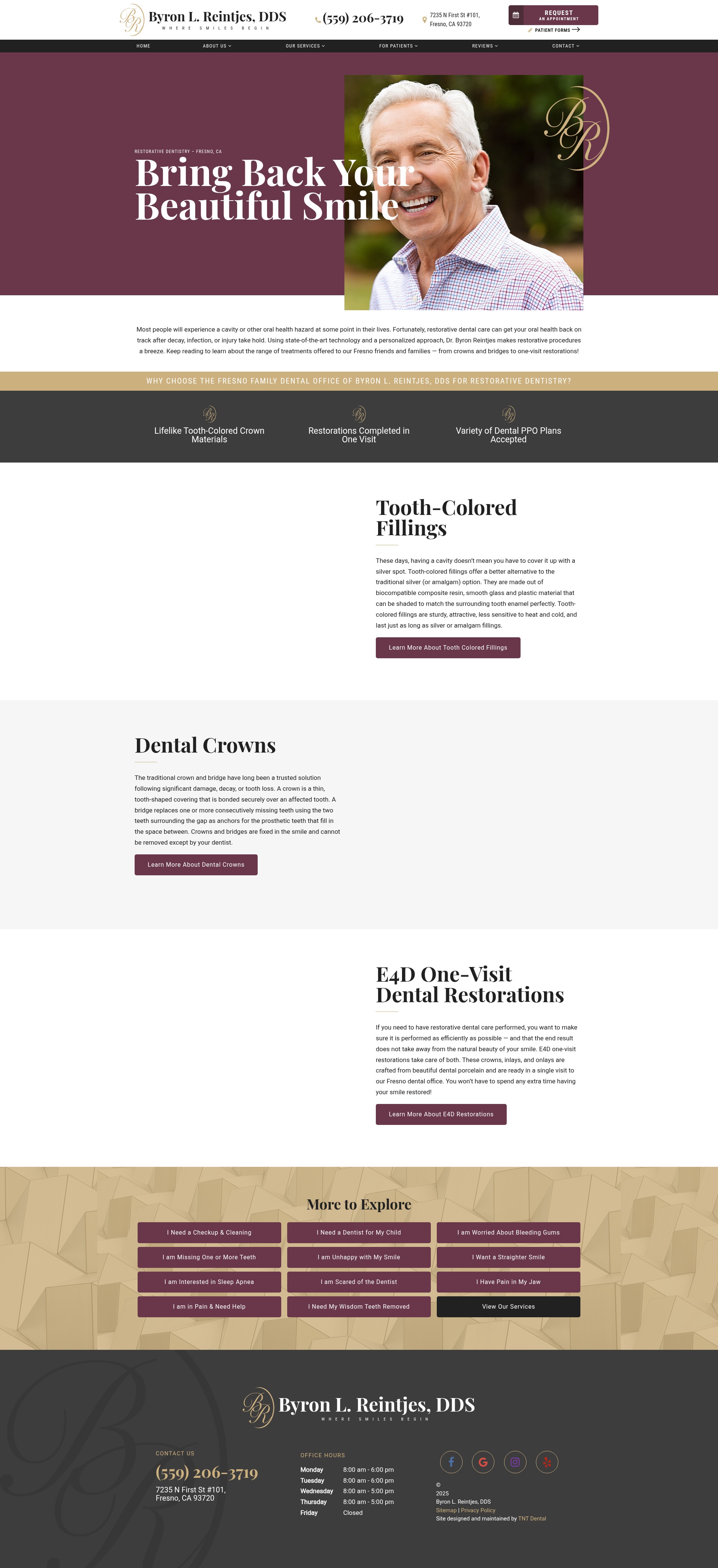 Screenshot of fresnofamilydental.com