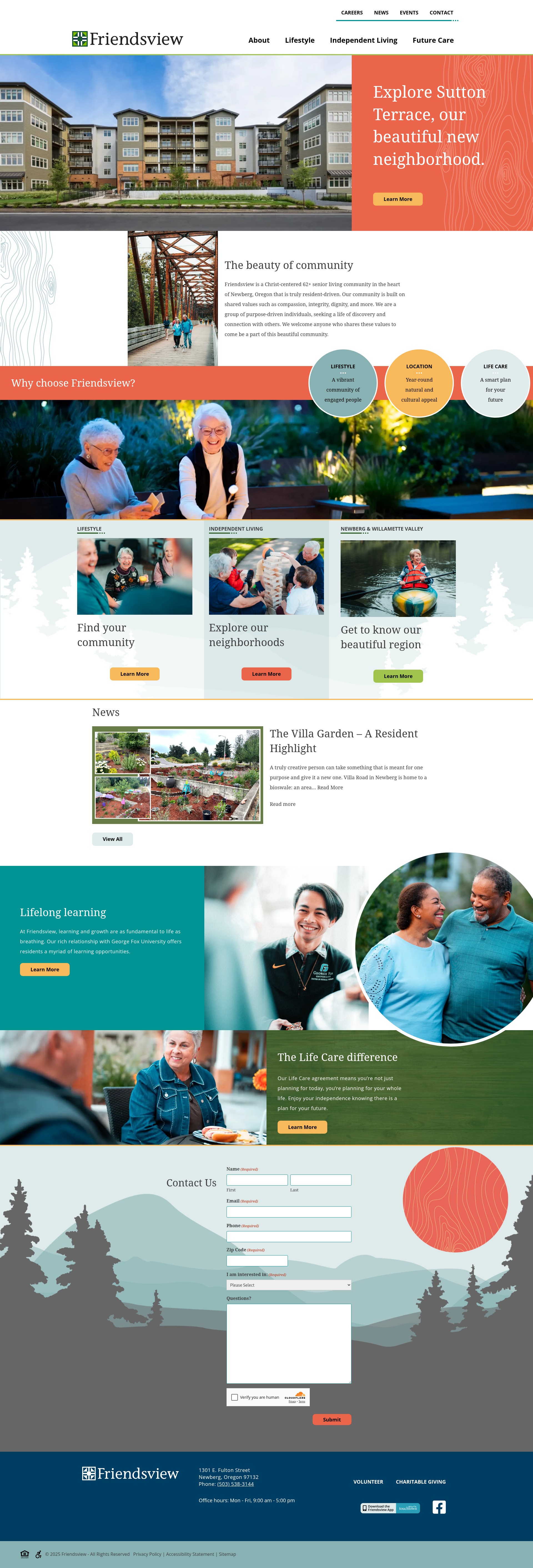 Screenshot of friendsview.org