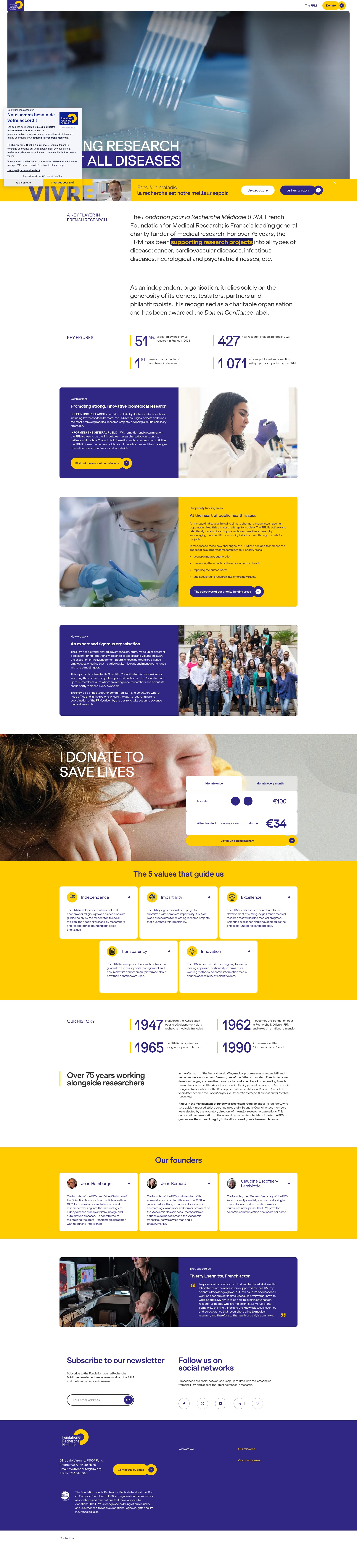 Screenshot of frm.org