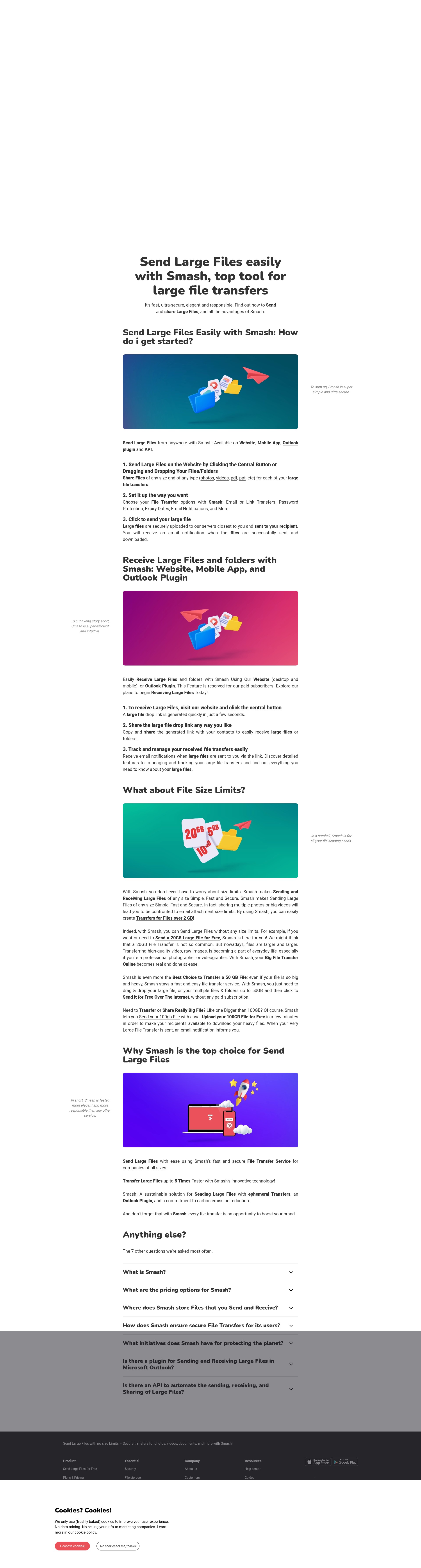Screenshot of fromsmash.com