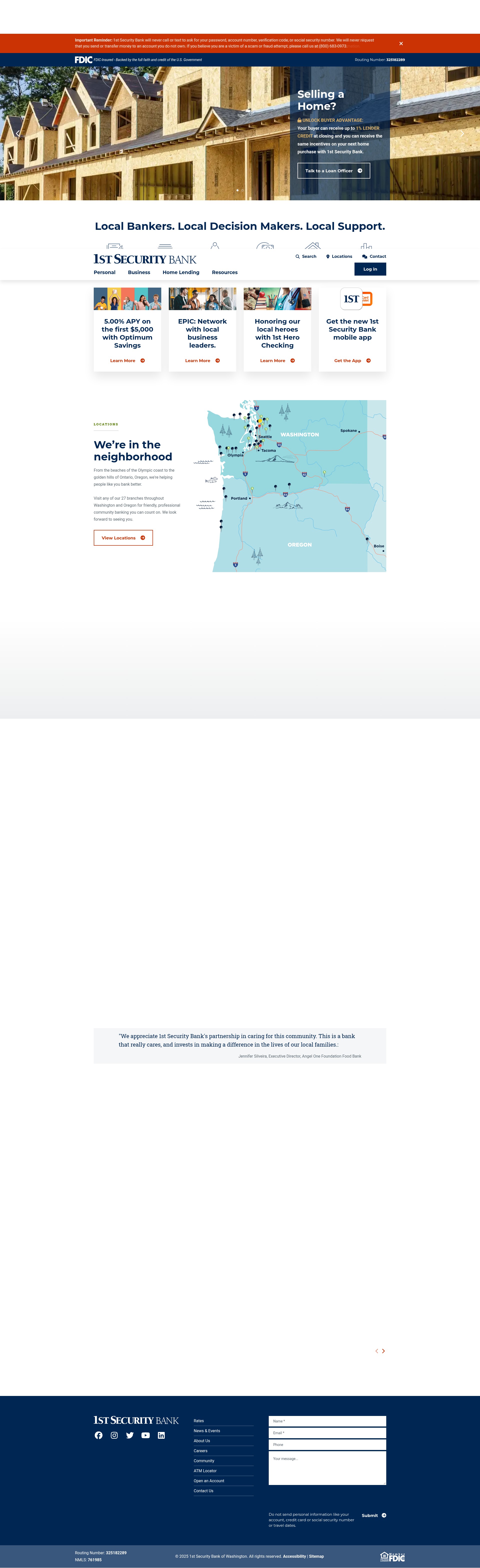 Screenshot of fsbwa.com