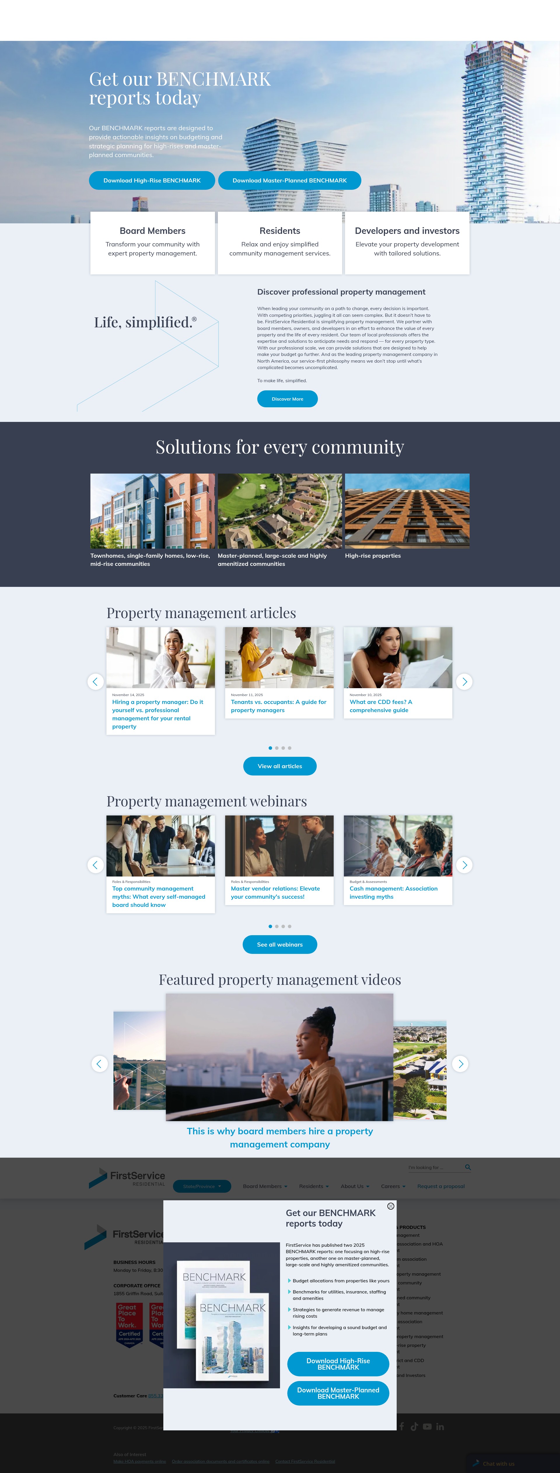 Screenshot of fsresidential.com