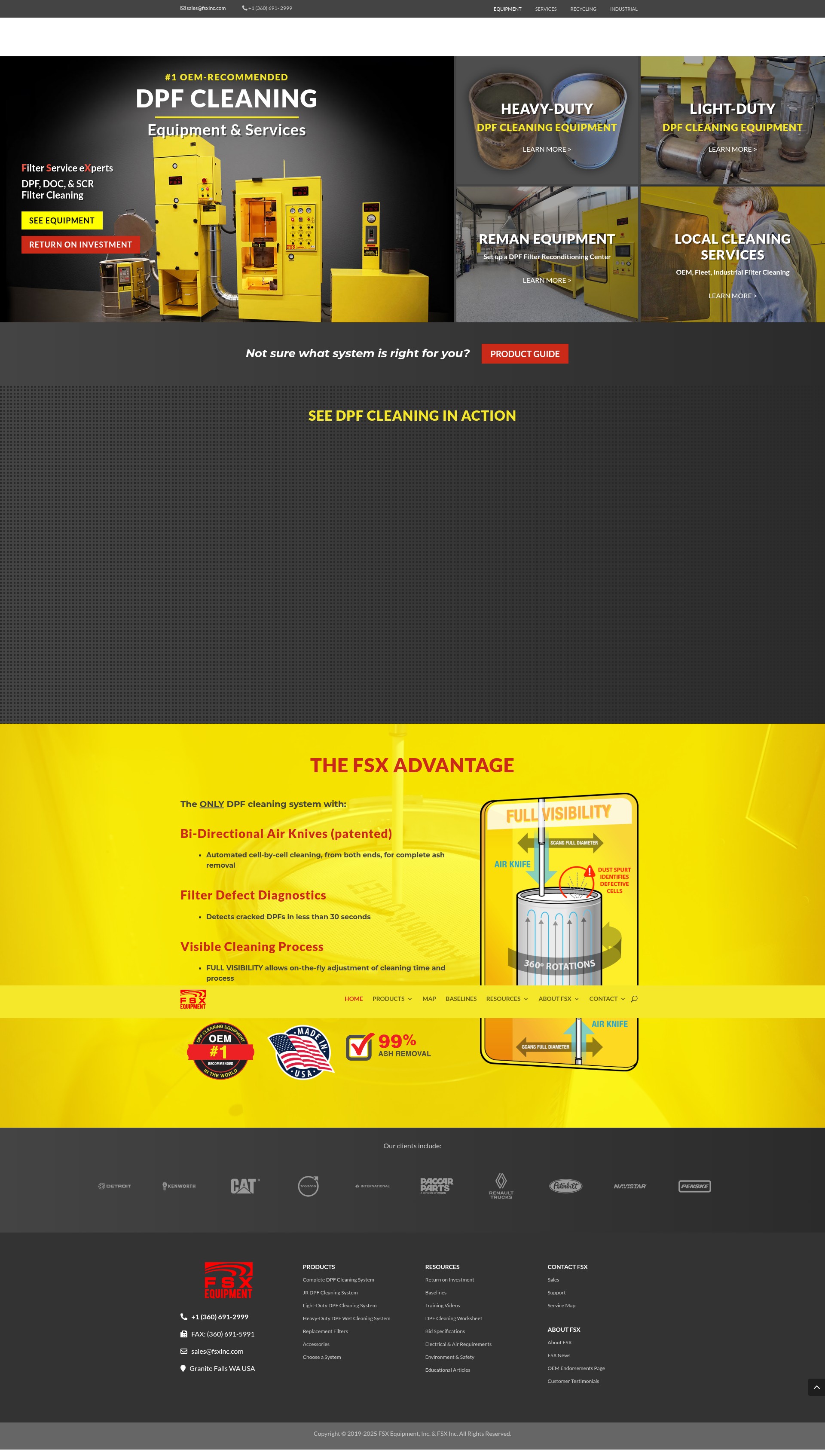 Screenshot of fsxinc.com