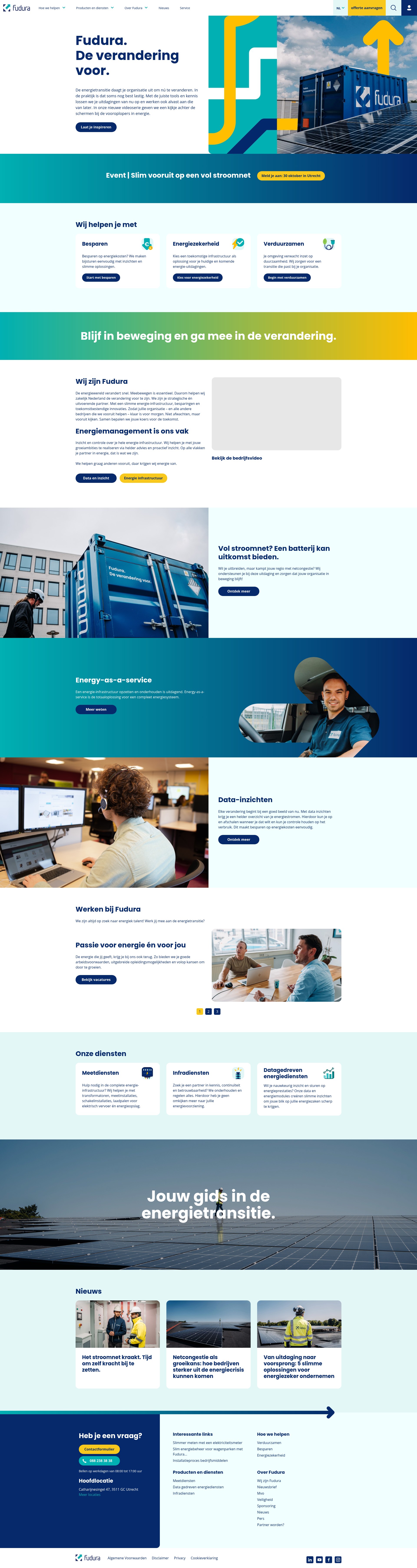 Screenshot of fudura.nl