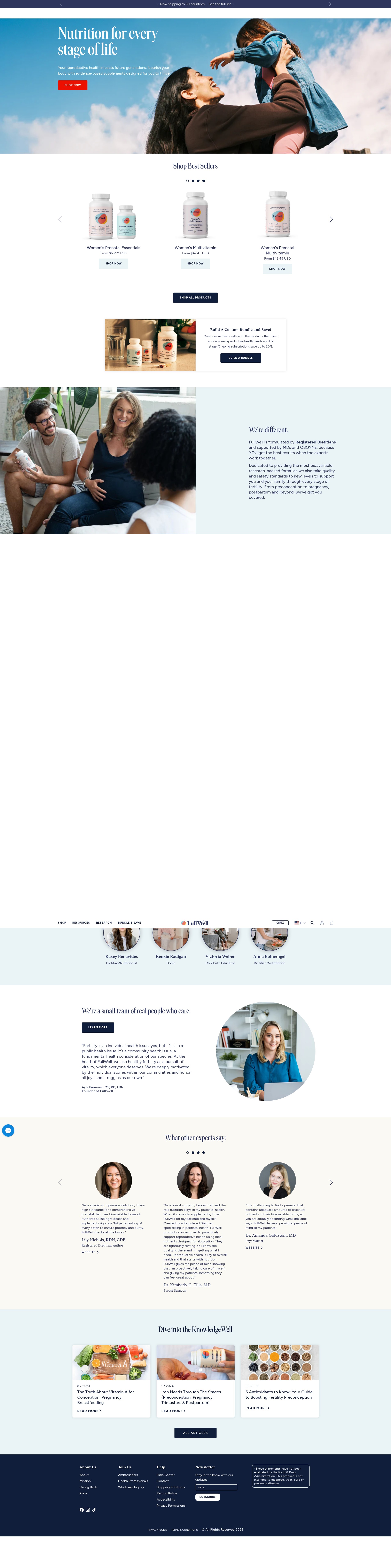Screenshot of fullwellfertility.com